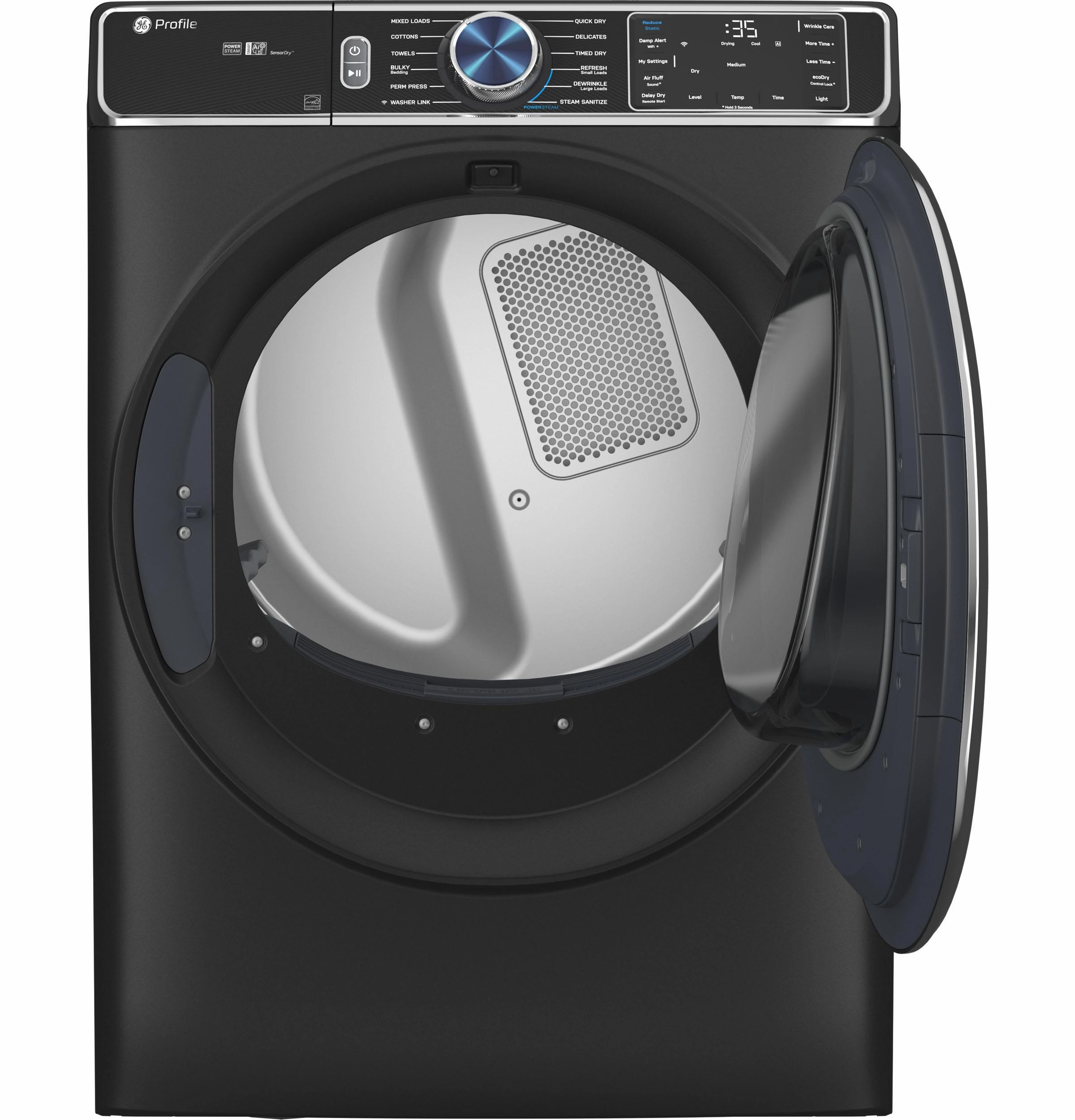 Ge Appliances PFD95ESPTDS Ge Profile&#8482; 7.8 Cu. Ft. Capacity Smart Front Load Electric Dryer With Steam And Sanitize Cycle
