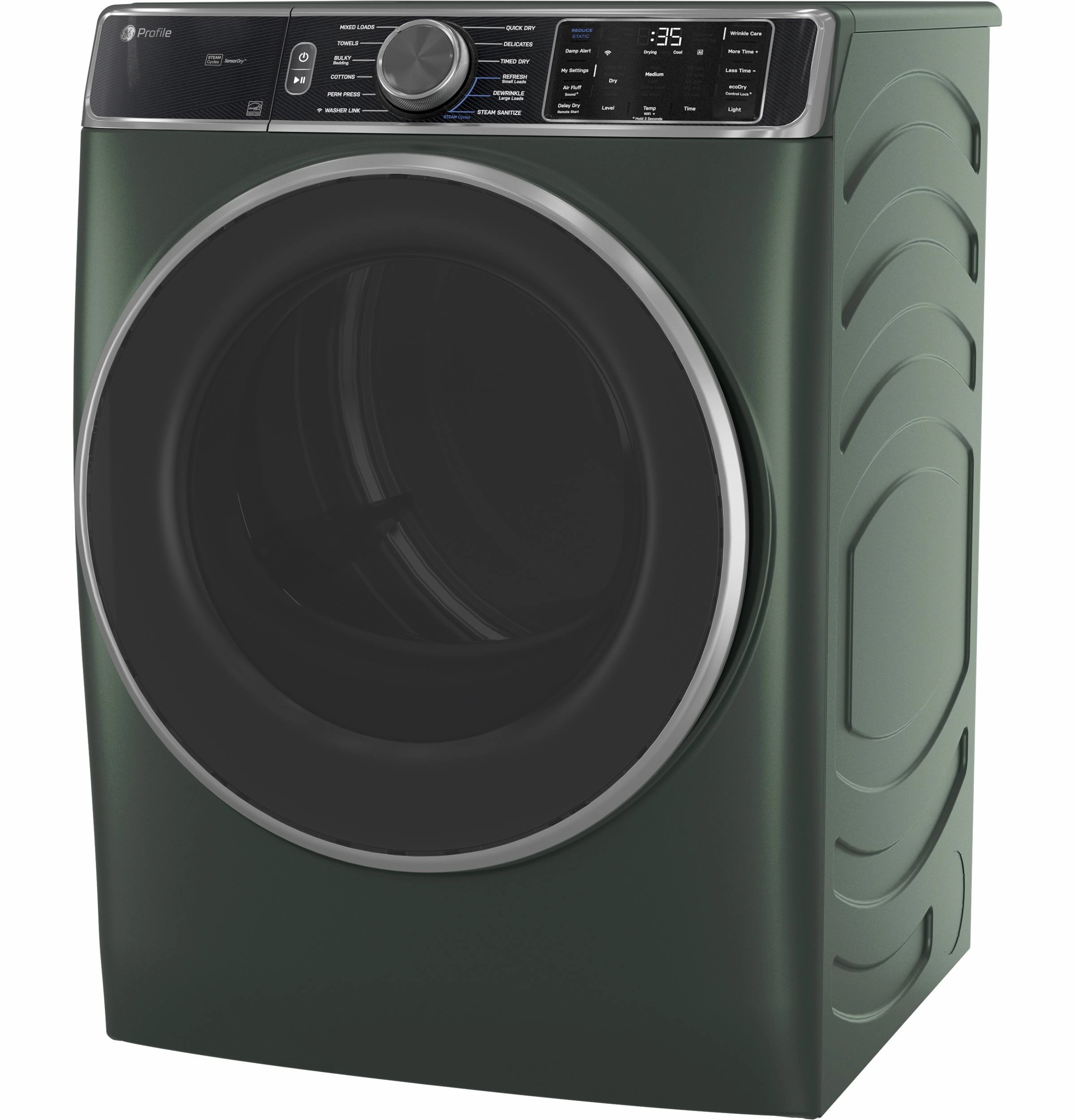 Ge Appliances PFD95ESPWGN Ge Profile&#8482; Energy Star 7.8 Cu. Ft. Capacity Smart Front Load Electric Dryer With Steam And Sanitize Cycle