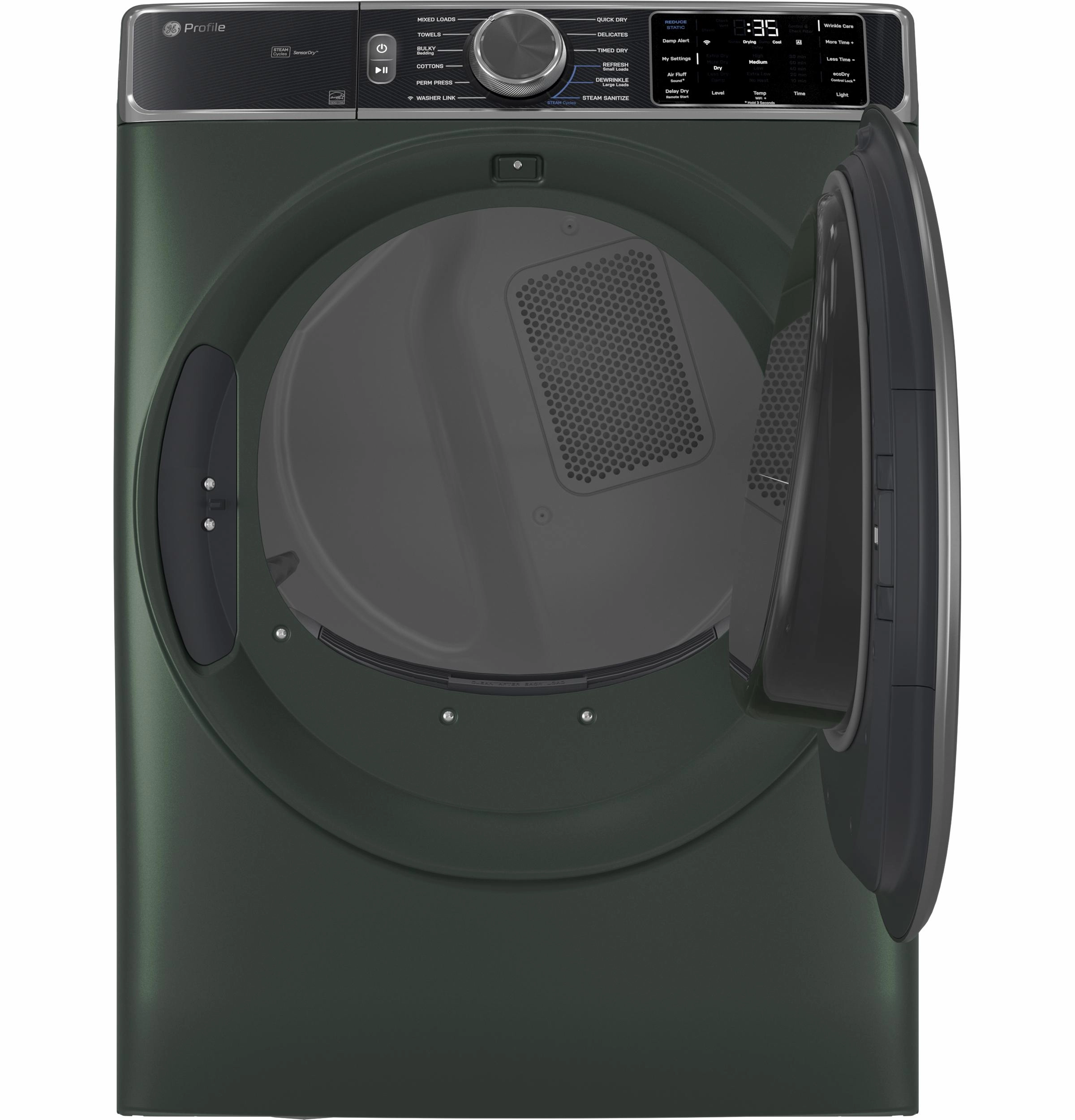 Ge Appliances PFD95ESPWGN Ge Profile&#8482; Energy Star 7.8 Cu. Ft. Capacity Smart Front Load Electric Dryer With Steam And Sanitize Cycle
