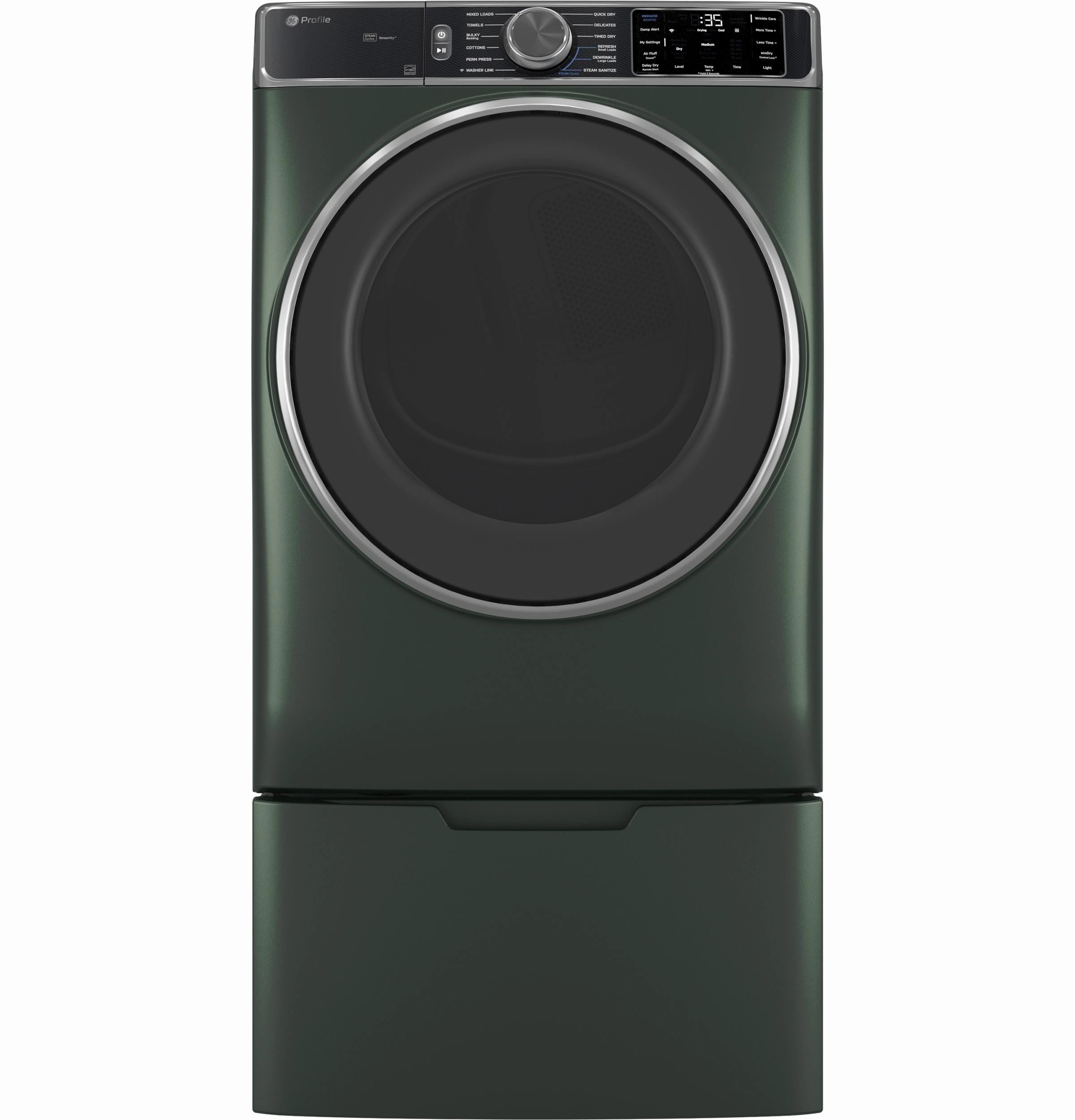 Ge Appliances PFD95ESPWGN Ge Profile&#8482; Energy Star 7.8 Cu. Ft. Capacity Smart Front Load Electric Dryer With Steam And Sanitize Cycle