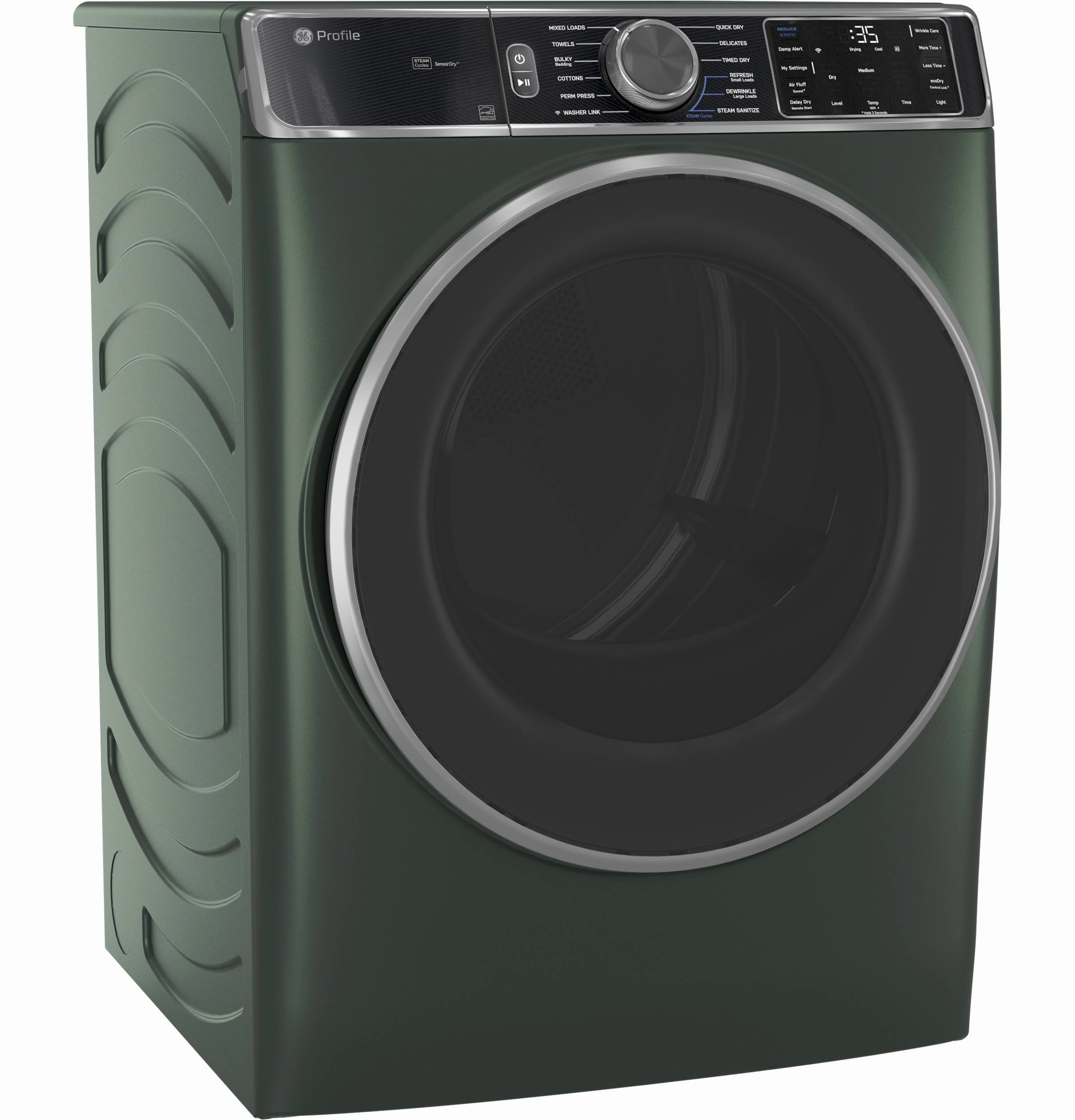 Ge Appliances PFD95ESPWGN Ge Profile&#8482; Energy Star 7.8 Cu. Ft. Capacity Smart Front Load Electric Dryer With Steam And Sanitize Cycle