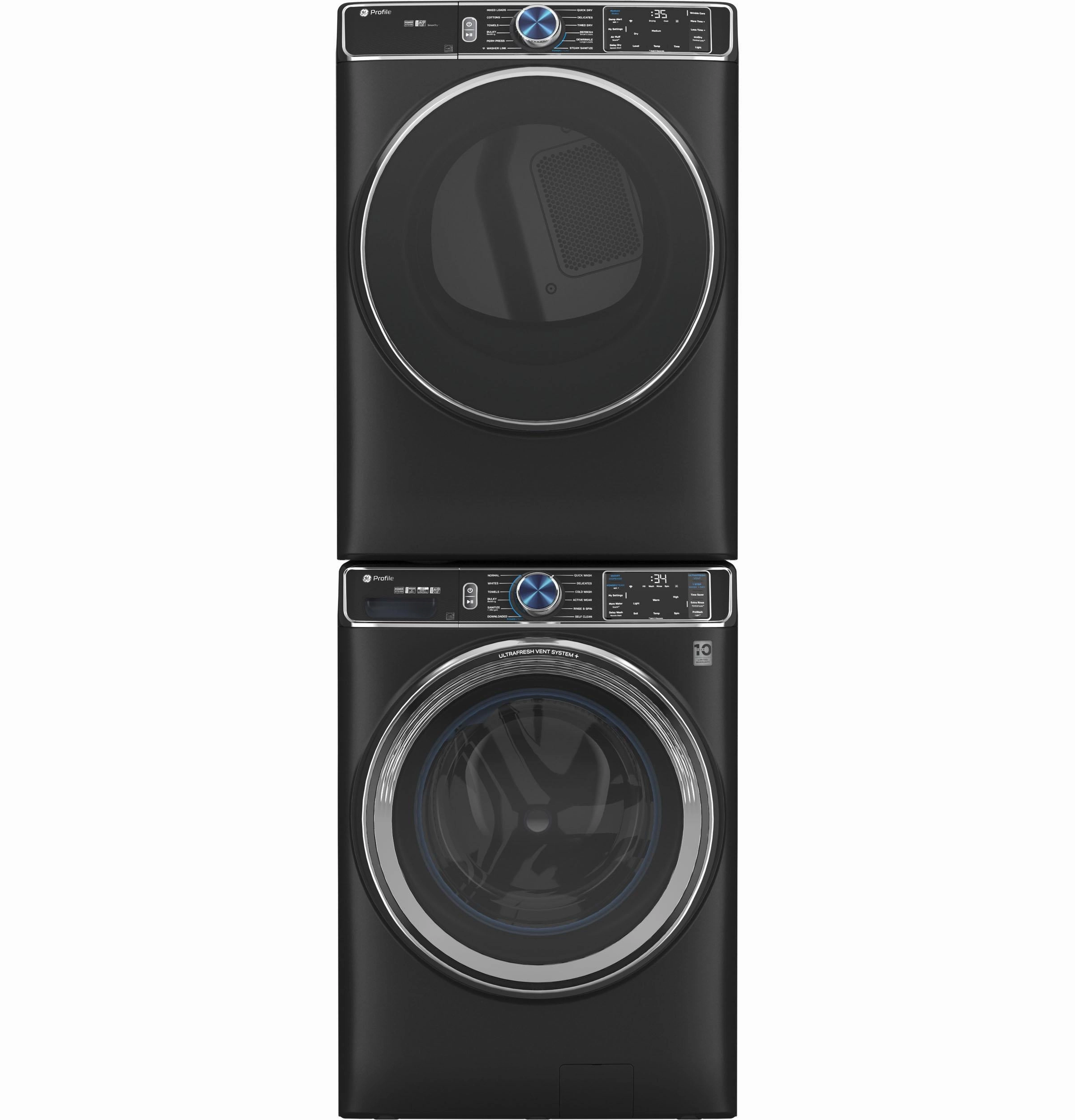 Ge Appliances PFD95GSPTDS Ge Profile&#8482; 7.8 Cu. Ft. Capacity Smart Front Load Gas Dryer With Steam And Sanitize Cycle