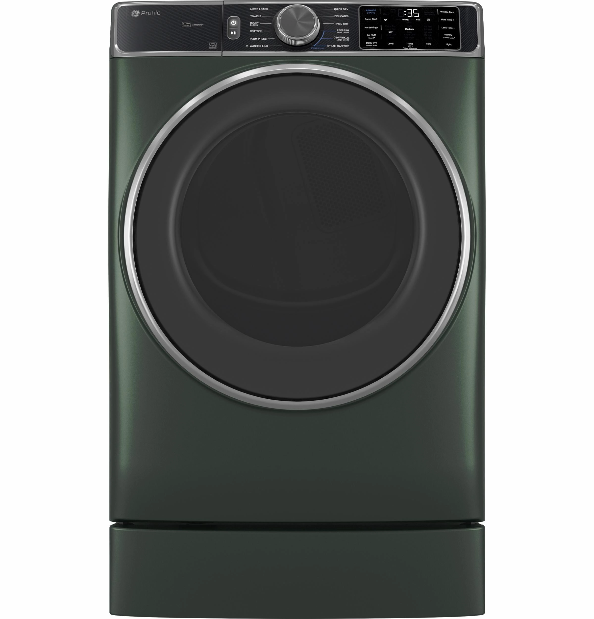 Ge Appliances PFD95GSPWGN Ge Profile&#8482; Energy Star 7.8 Cu. Ft. Capacity Smart Front Load Gas Dryer With Steam And Sanitize Cycle