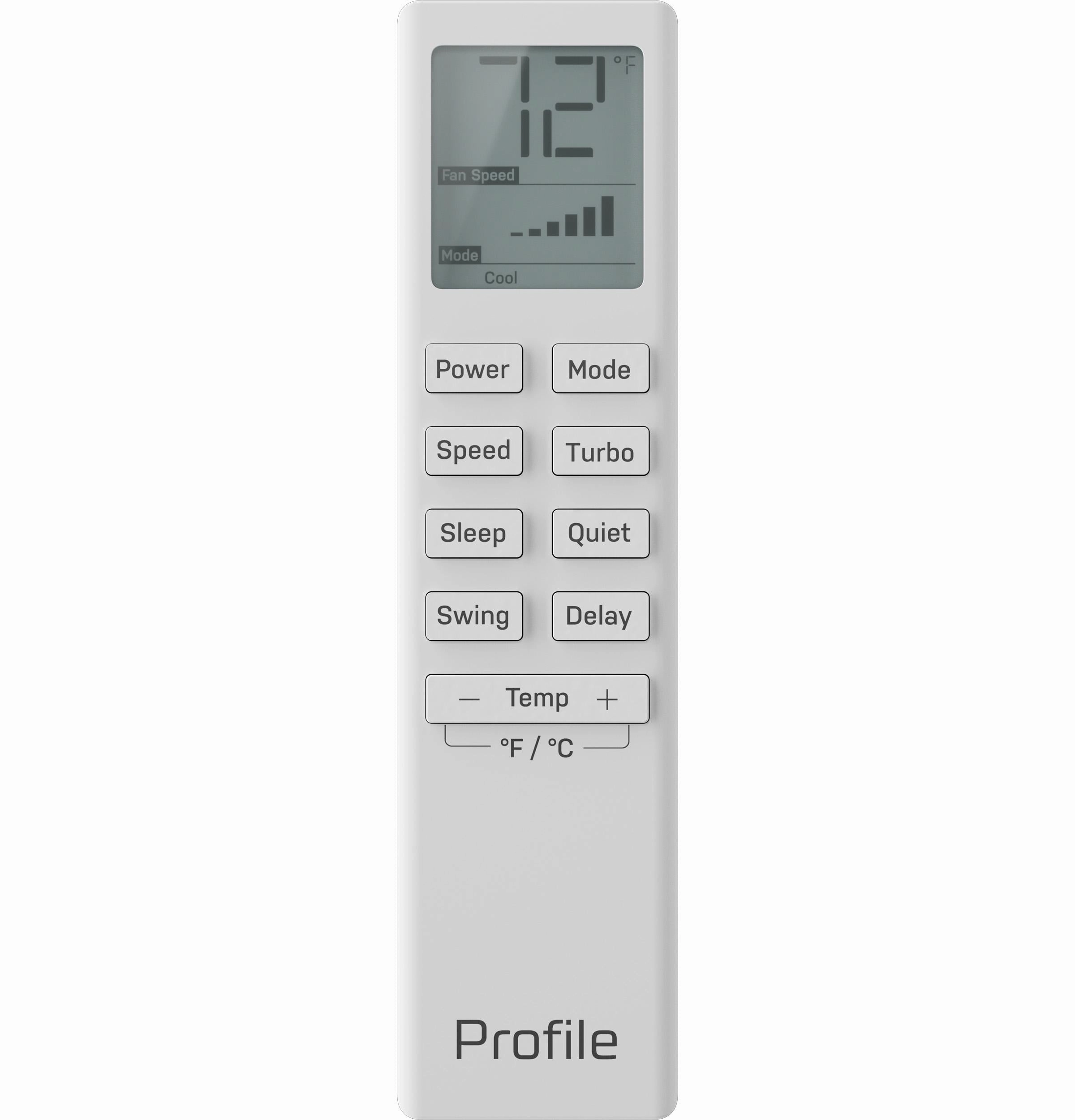 Ge Appliances PPHV10WWF Ge Profile 10,000 Btu Dual-Hose, Inverter Portable Air Conditioner With Dehumidifier And Remote, White