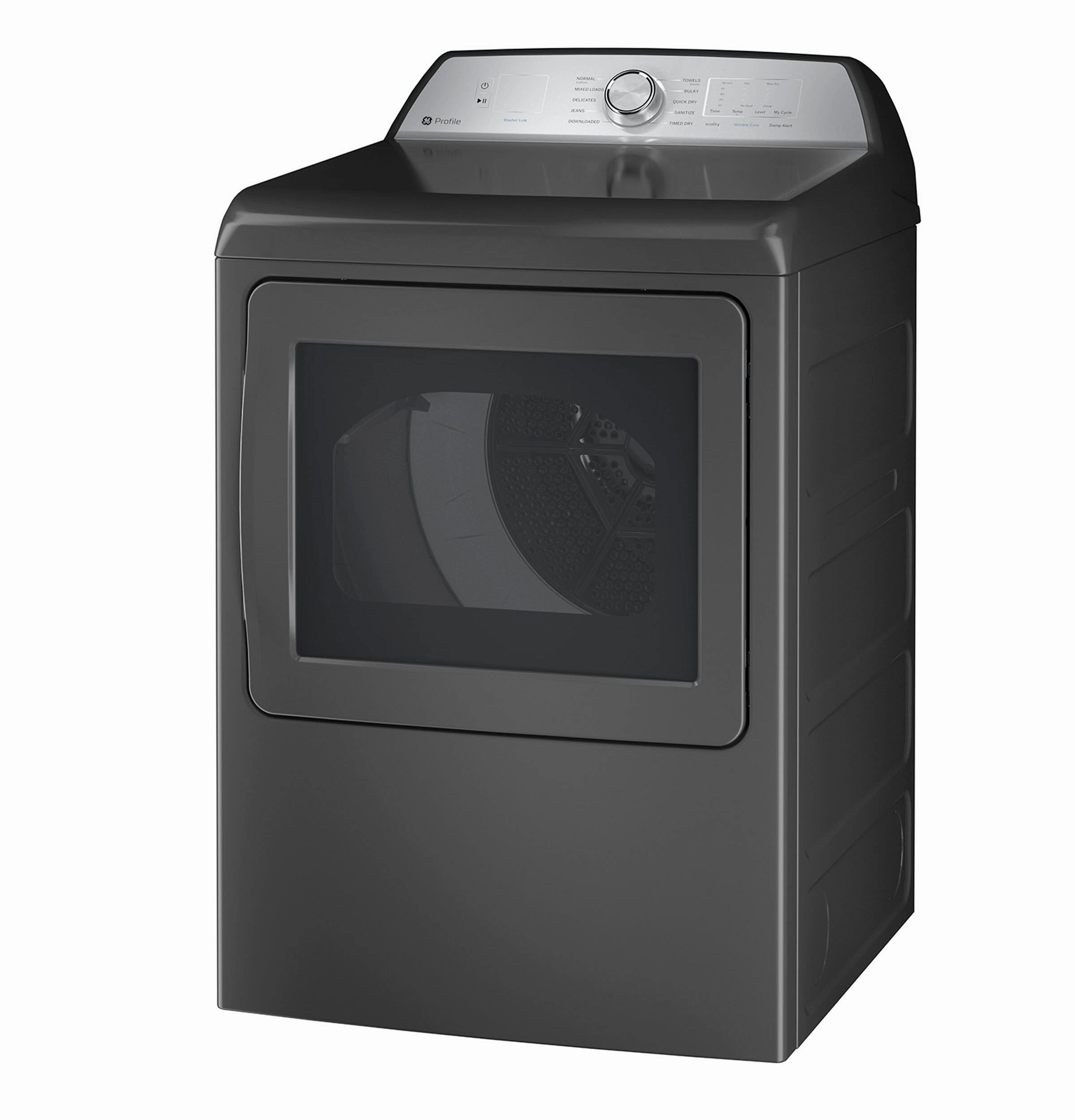 Ge Appliances PTD60EBPRDG Ge Profile&#8482; 7.4 Cu. Ft. Capacity Aluminized Alloy Drum Electric Dryer With Sanitize Cycle And Sensor Dry