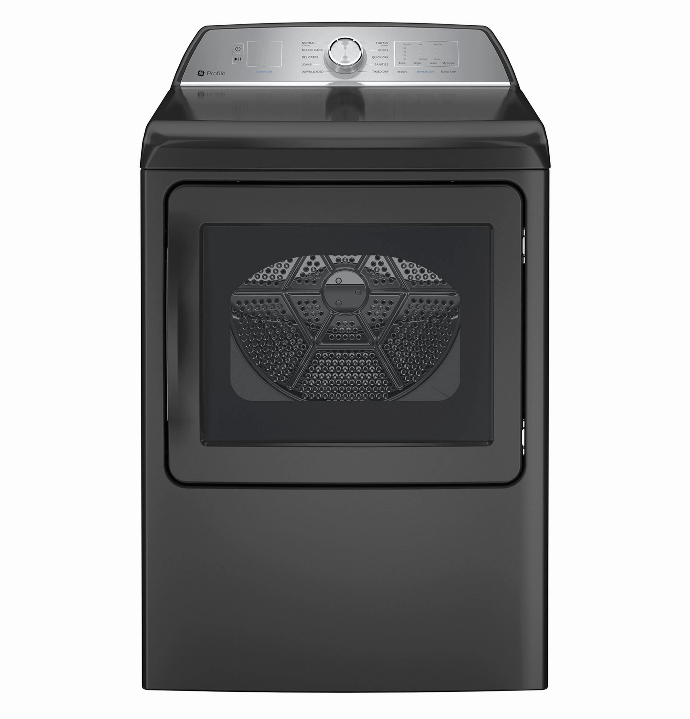 Ge Appliances PTD60EBPRDG Ge Profile&#8482; 7.4 Cu. Ft. Capacity Aluminized Alloy Drum Electric Dryer With Sanitize Cycle And Sensor Dry
