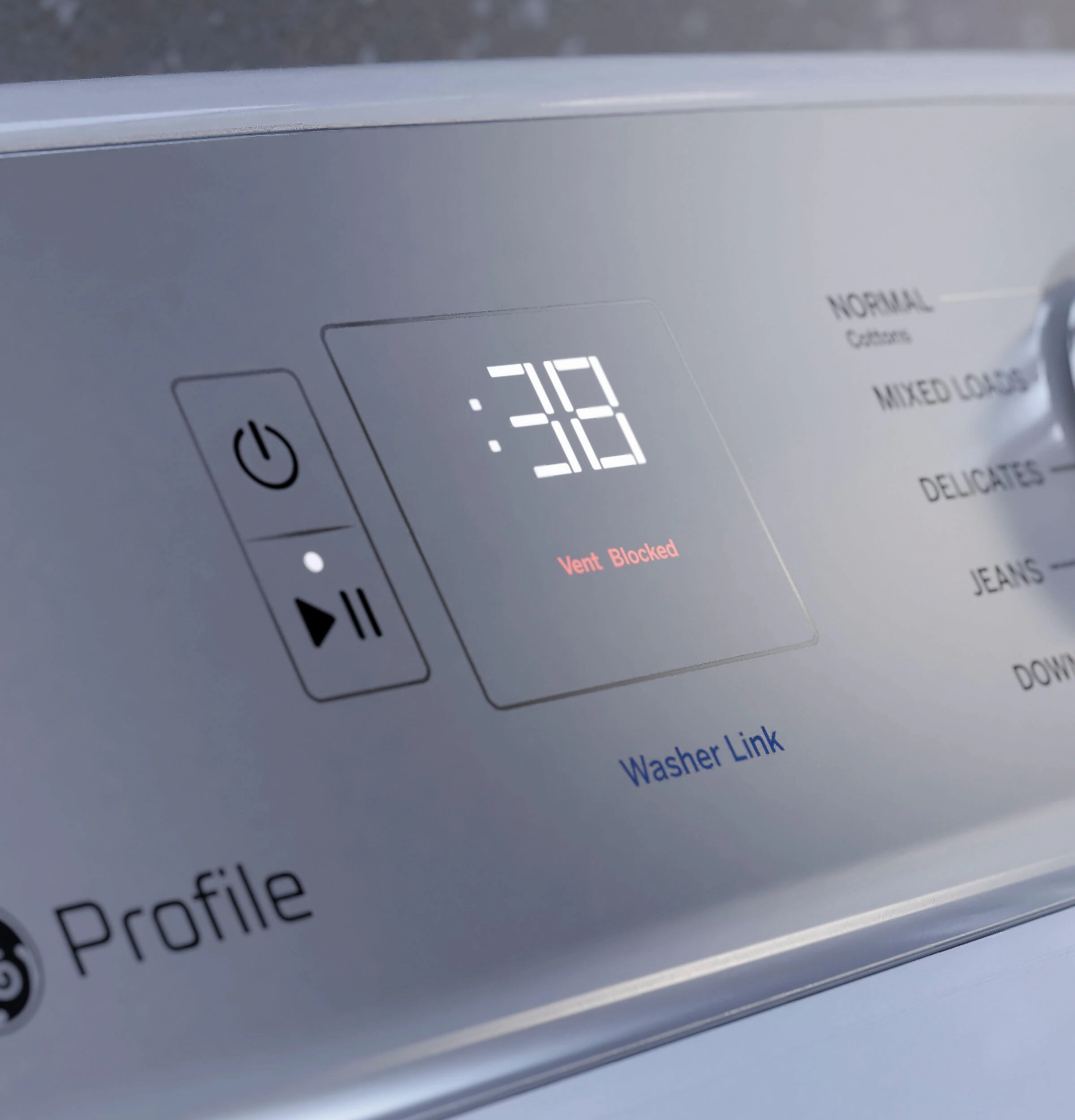 Ge Appliances PTD60GBSRWS Ge Profile&#8482; 7.4 Cu. Ft. Capacity Aluminized Alloy Drum Gas Dryer With Sanitize Cycle And Sensor Dry