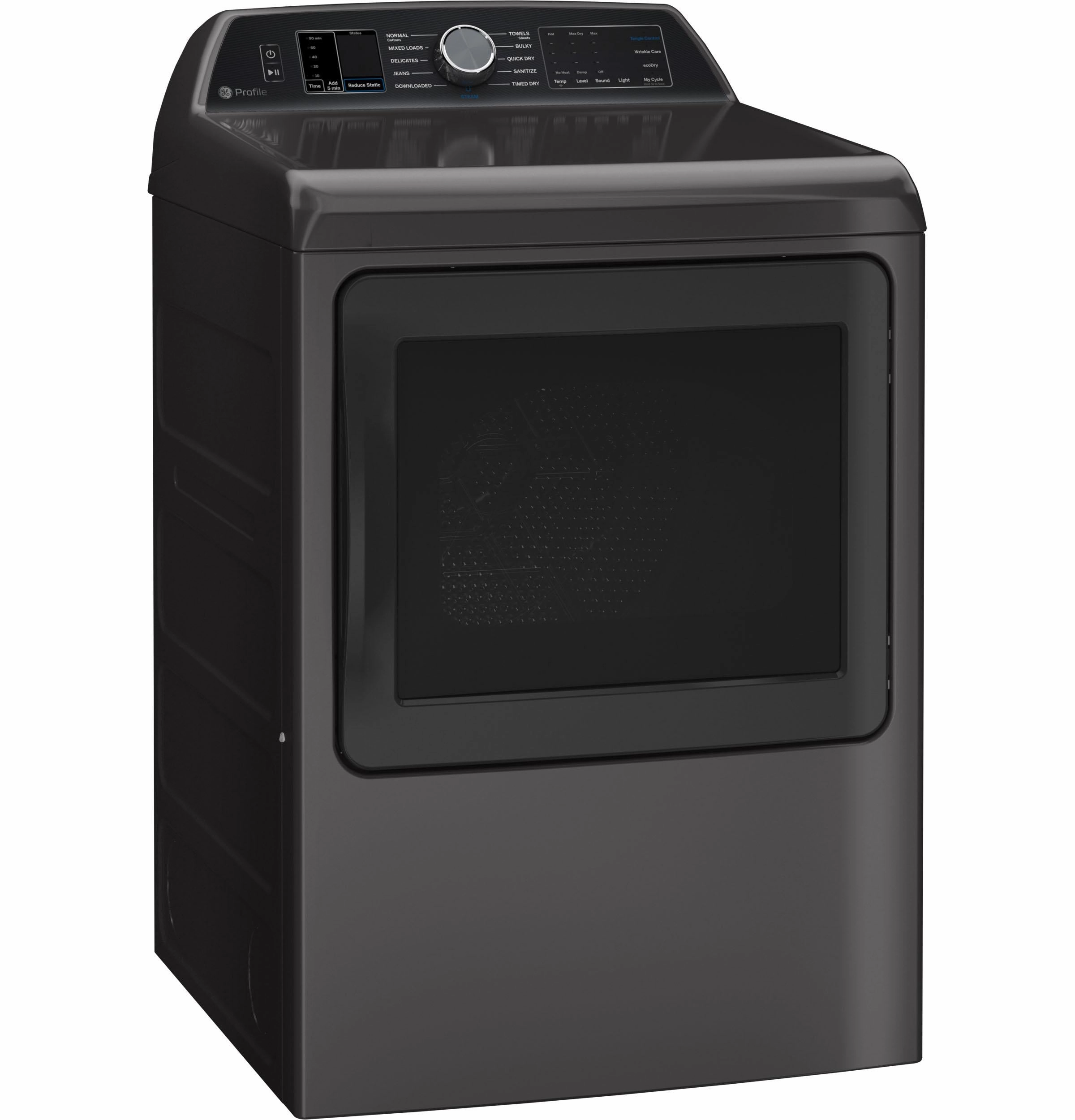 Ge Appliances PTD70EBPTDG Ge Profile&#8482; 7.4 Cu. Ft. Capacity Smart Aluminized Alloy Drum Electric Dryer With Sanitize Cycle And Sensor Dry