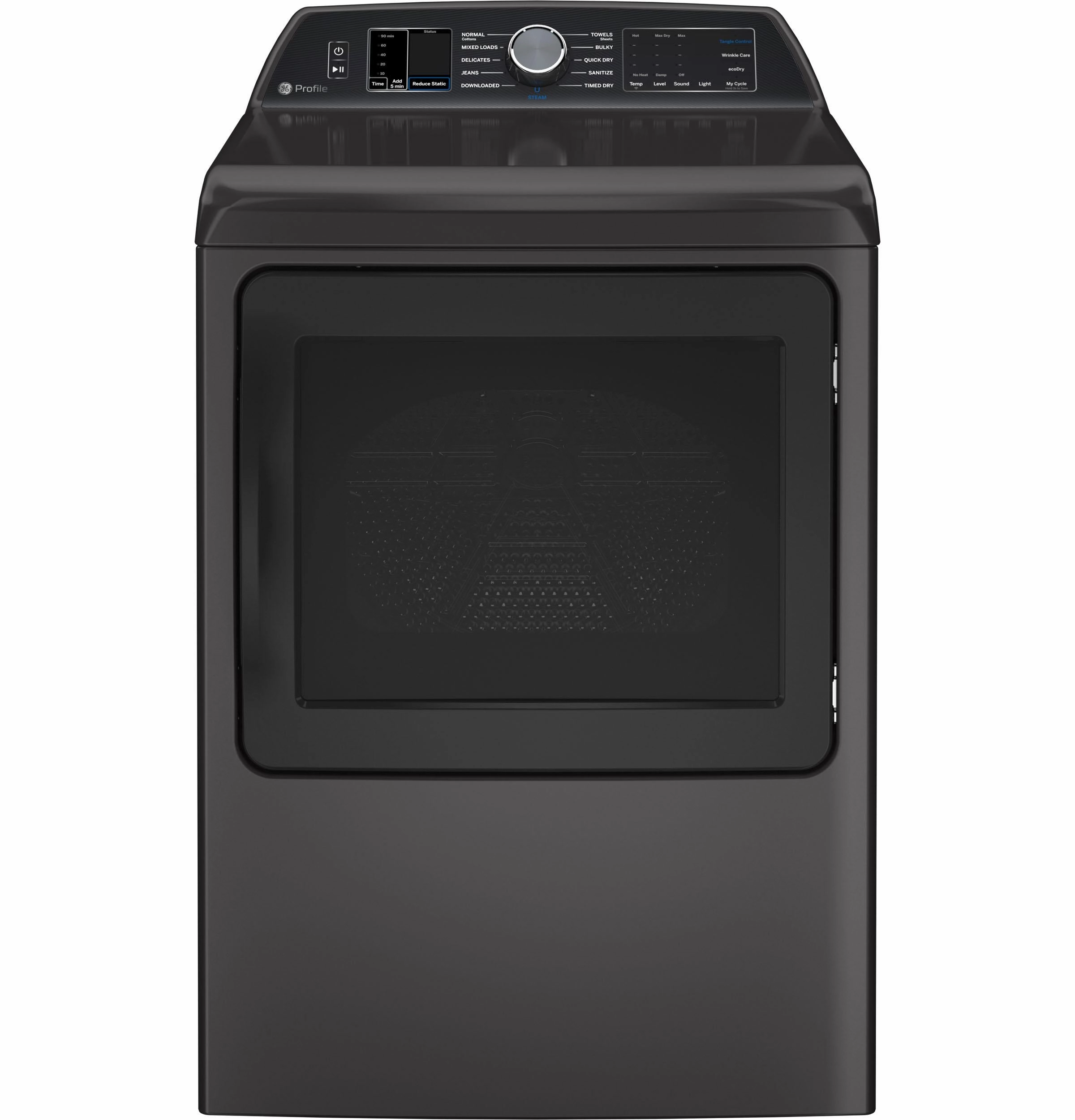 Ge Appliances PTD70EBPTDG Ge Profile&#8482; 7.4 Cu. Ft. Capacity Smart Aluminized Alloy Drum Electric Dryer With Sanitize Cycle And Sensor Dry