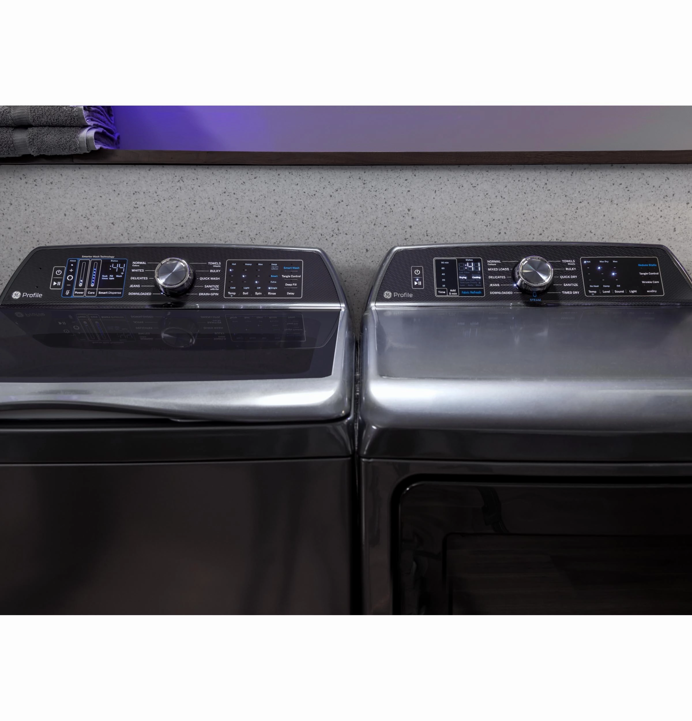 Ge Appliances PTD90EBPTDG Ge Profile&#8482; 7.3 Cu. Ft. Capacity Smart Electric Dryer With Fabric Refresh