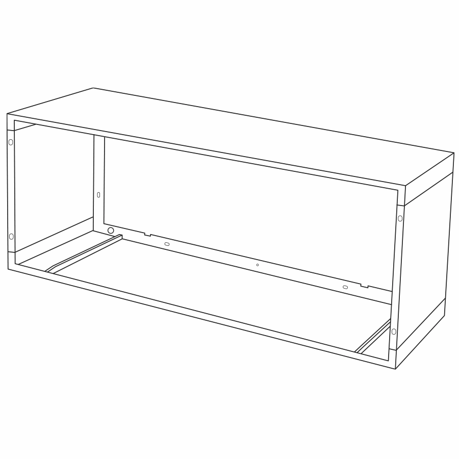 Ge Appliances RAB8120B Quick Snap Wall Sleeve 20" Extended Depth