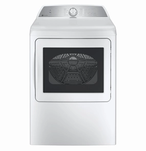 GE Profile(TM) ENERGY STAR(R) 7.4 cu. ft. Capacity aluminized alloy drum Gas Dryer with Sanitize Cycle and Sensor Dry - (PTD60GBSRWS)