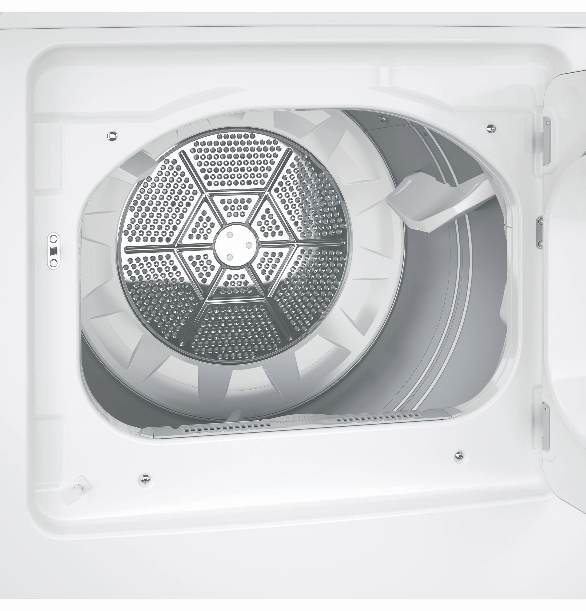 GE(R) 7.2 cu. ft. Capacity aluminized alloy drum Electric Dryer - (GTD33EASKWW)