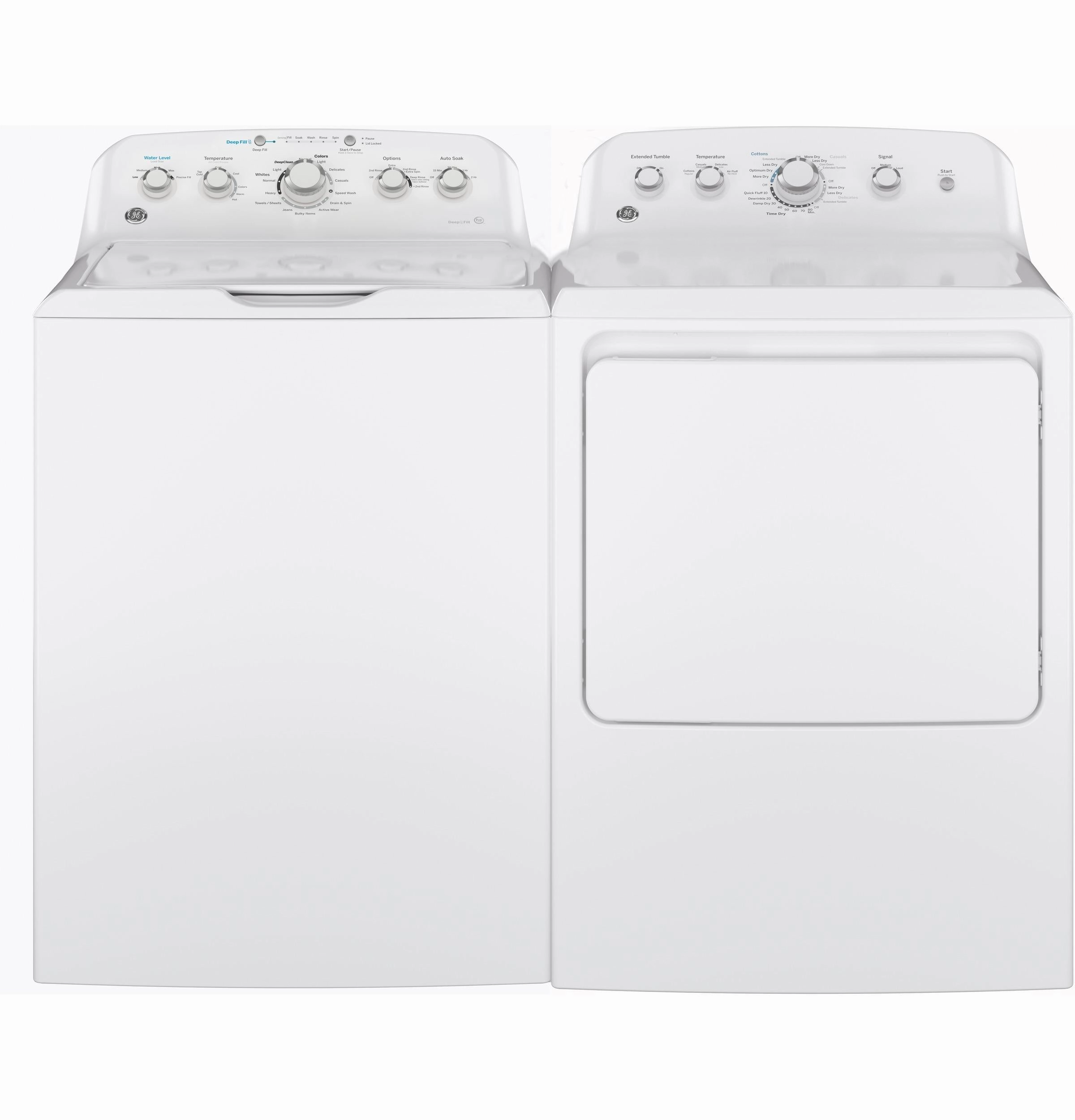 GE(R) 7.2 cu. ft. Capacity aluminized alloy drum Electric Dryer - (GTD42EASJWW)