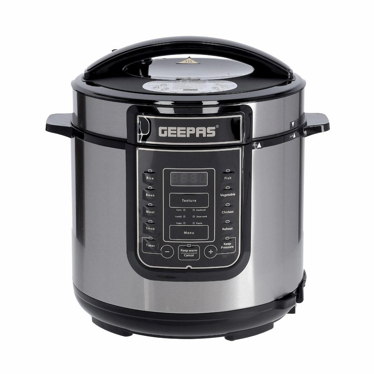 Geepas Digital Multi Cooker 4 Digital Led Display Large Control Panel One-Touch Button C