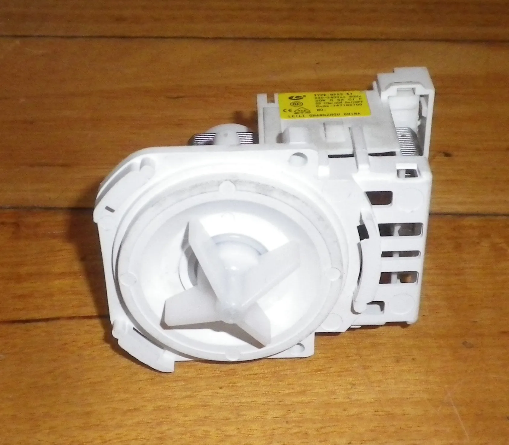 Genuine AEG, Electrolux, Simpson Front Load Washer Drain Pump Motor - Part No. 147179710