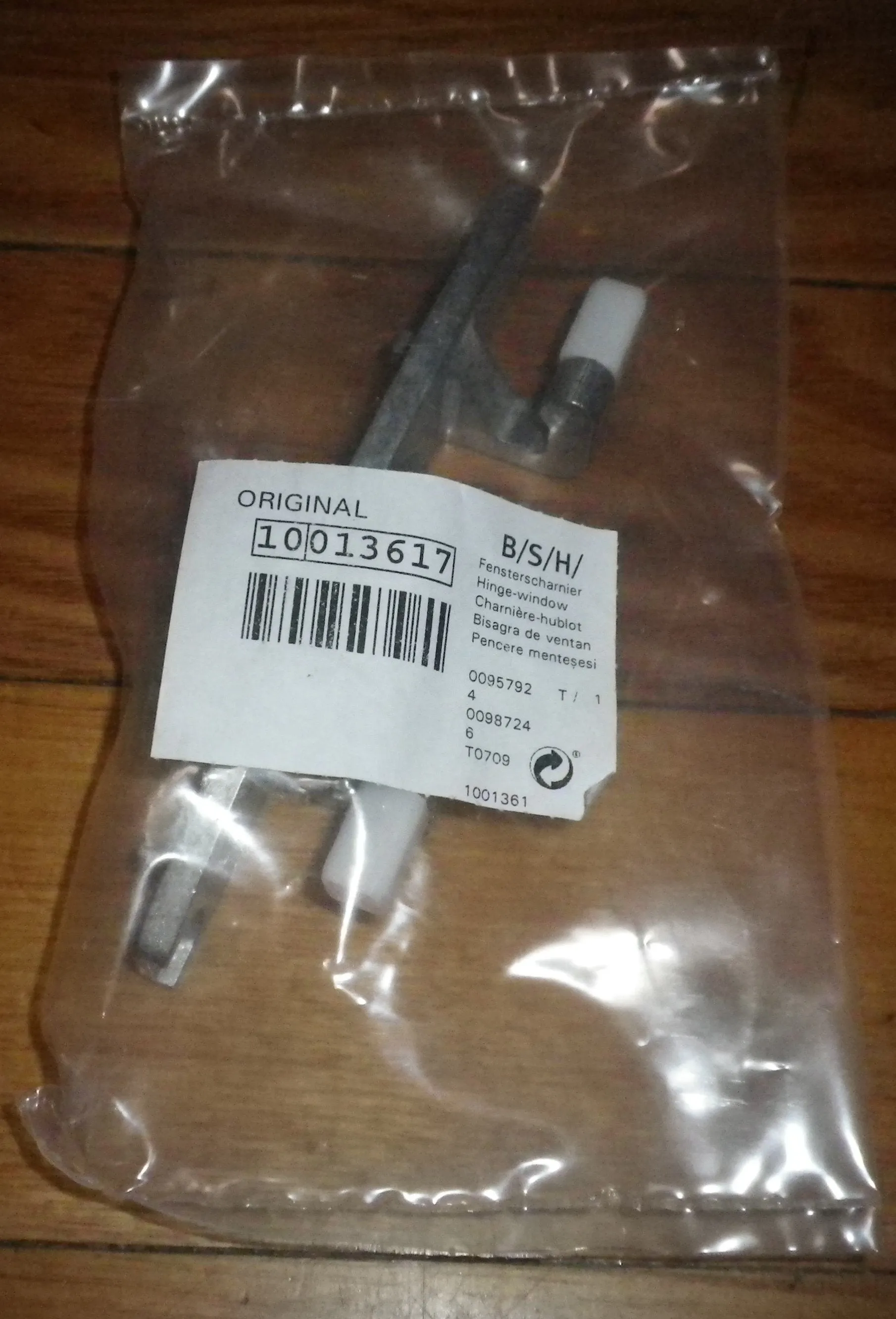 Genuine Bosch Avantixx WAQ20381IT Front Loader Door Hinge - Part # 10013617
