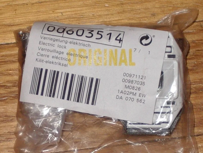 Genuine Bosch Maxx Front Loader Door Interlock Switch - Part # 603514