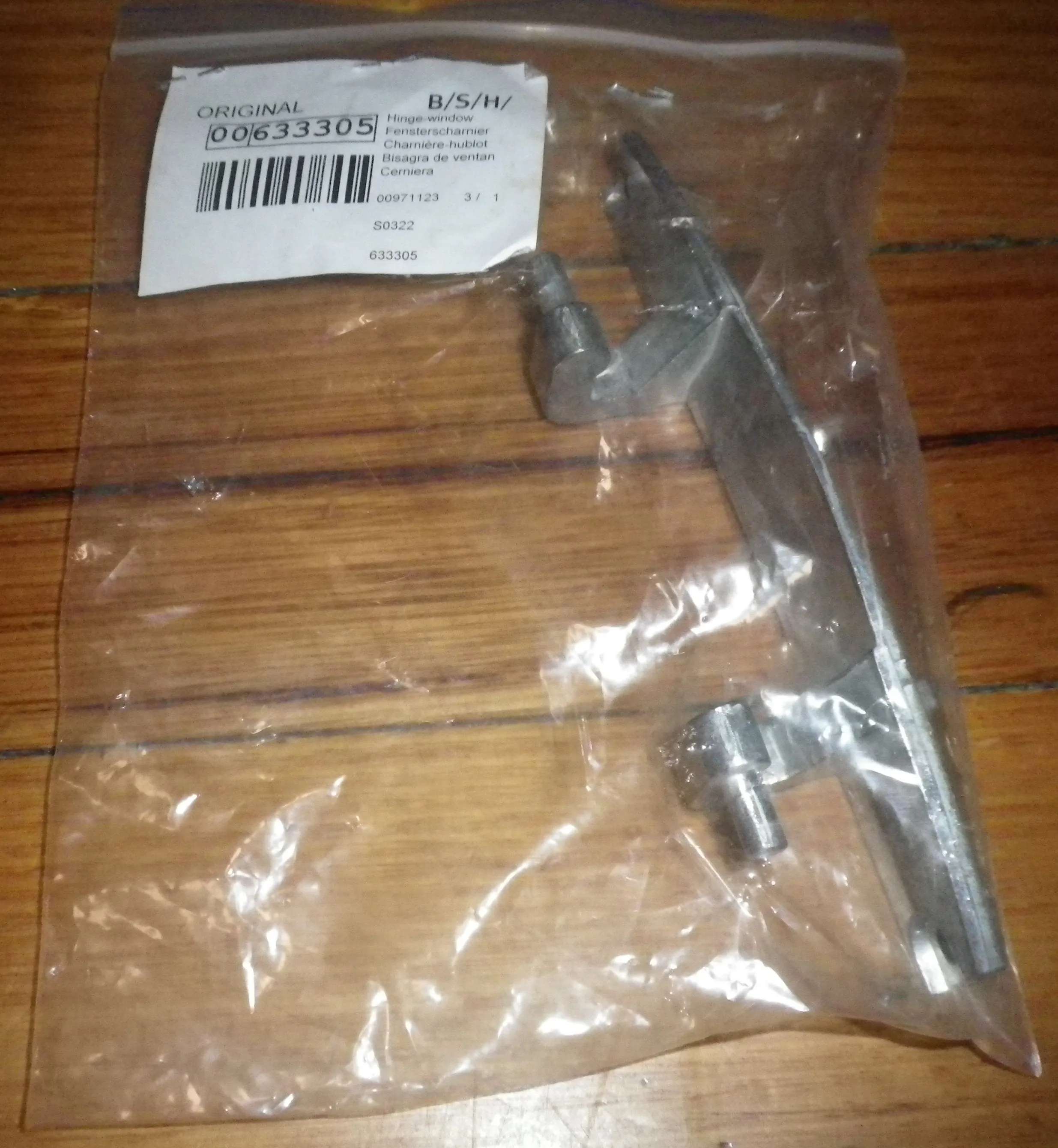 Genuine Bosch WAK24160AU Front Loader Door Hinge - Part # 633305, 00633305