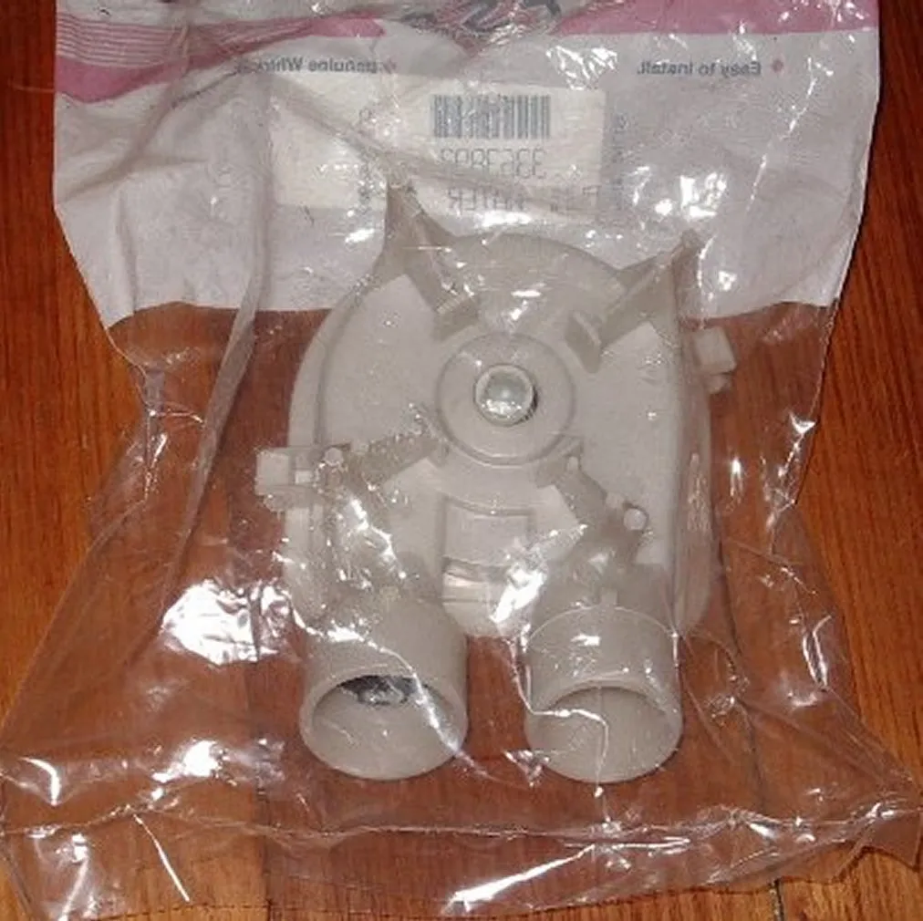 Genuine Late Model Whirlpool Plastic Drain Pump with Large Outlet - Part # WA3363892