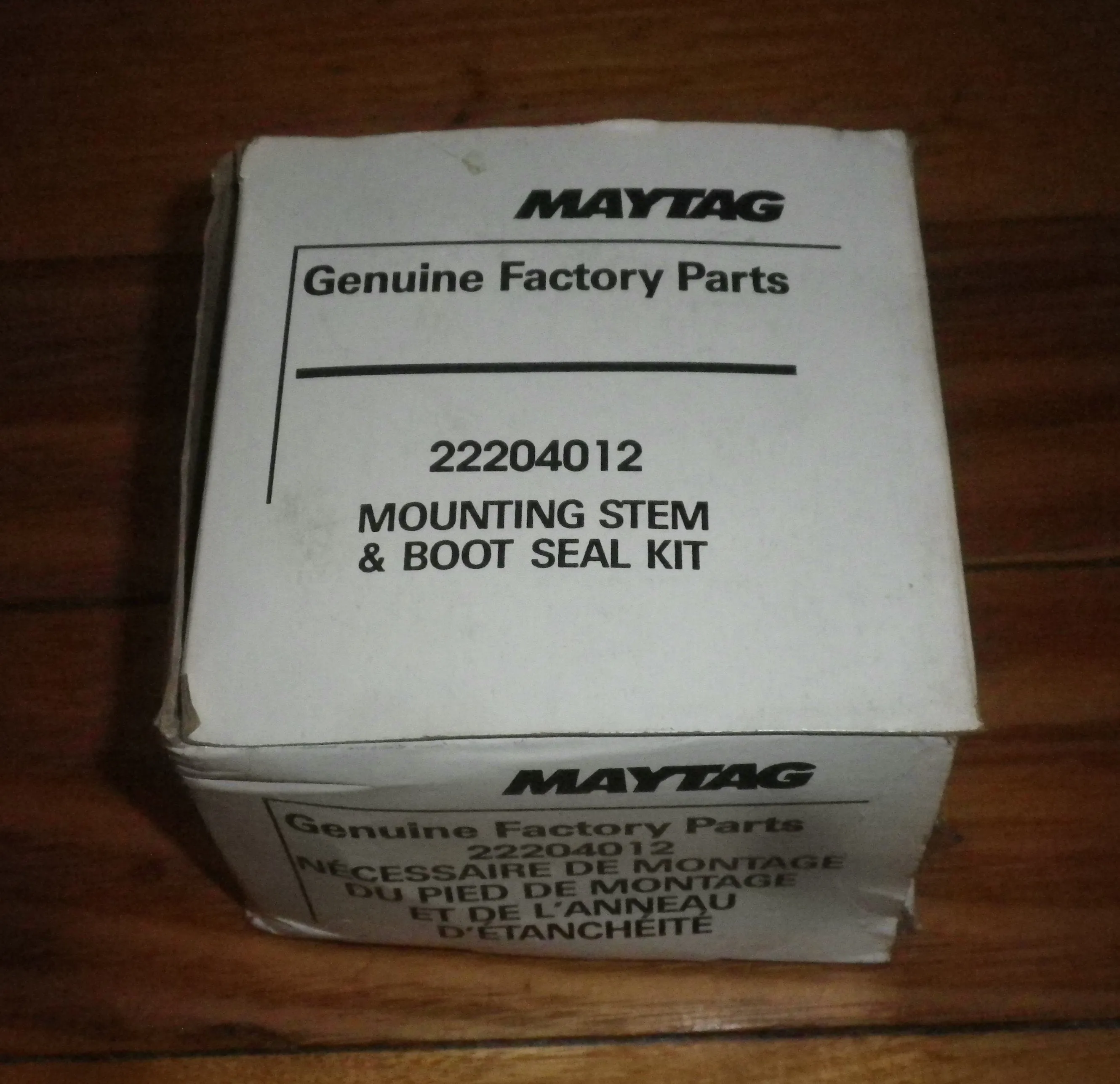 Genuine Maytag Mounting Stem & Seal Kit - Part # 62095720, 22204012