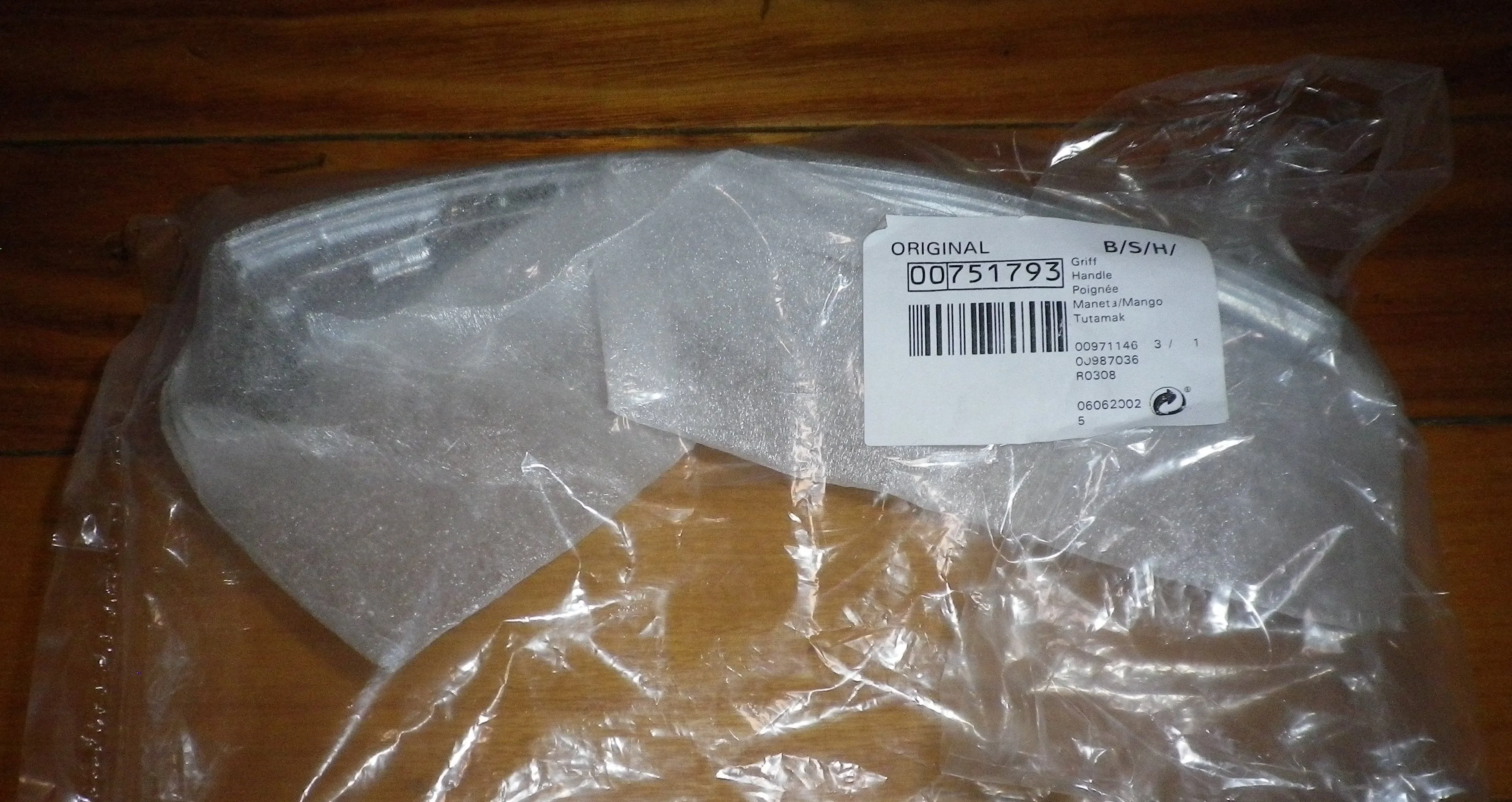 Genuine Siemens WM16S440AU Front Loader Chrome Door Handle - Part # 751793