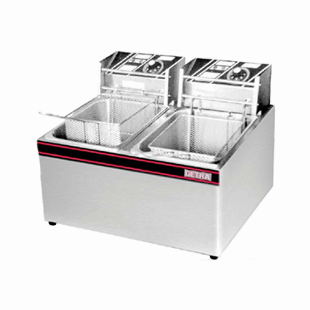 Getra Commercial Deep Fryer Double Basket 17L