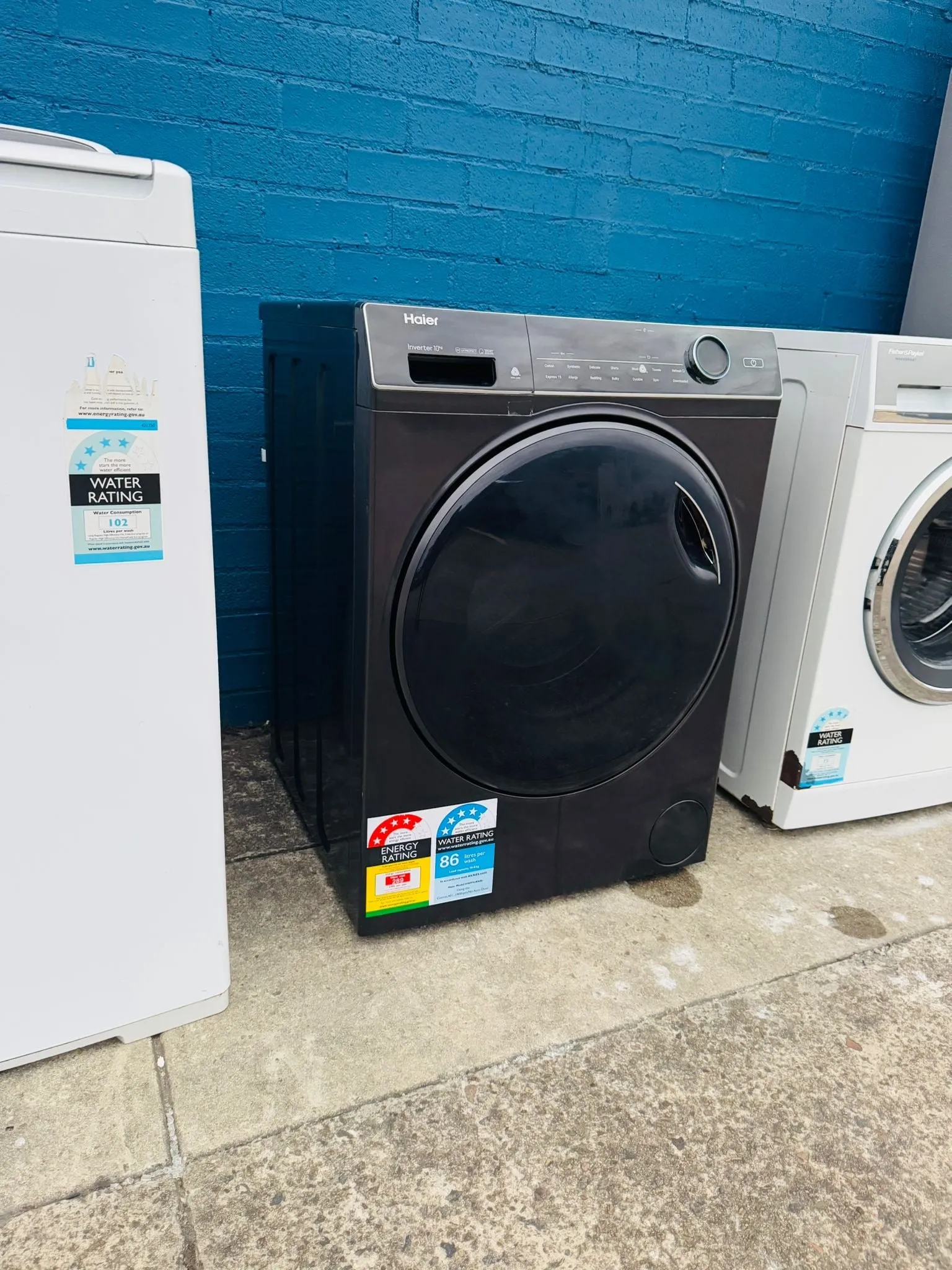 **HAIER 10KGS FRONT LOADER WASHING MACHINE**