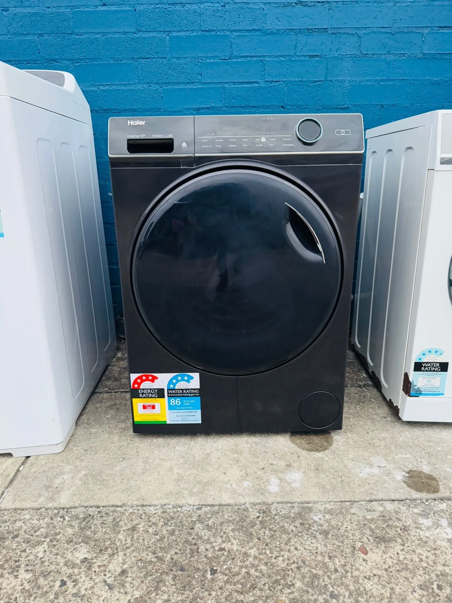 **HAIER 10KGS FRONT LOADER WASHING MACHINE**