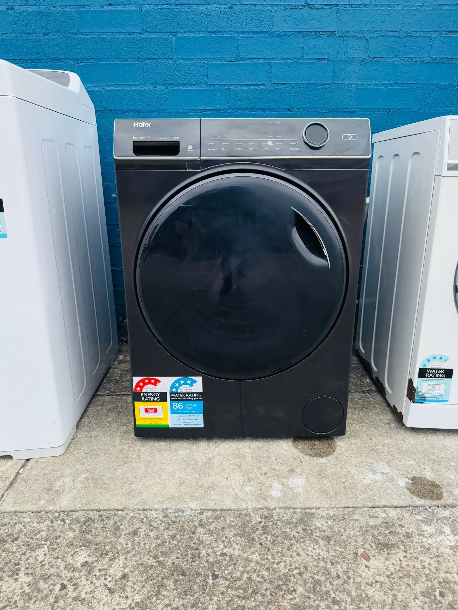 **HAIER 10KGS FRONT LOADER WASHING MACHINE**