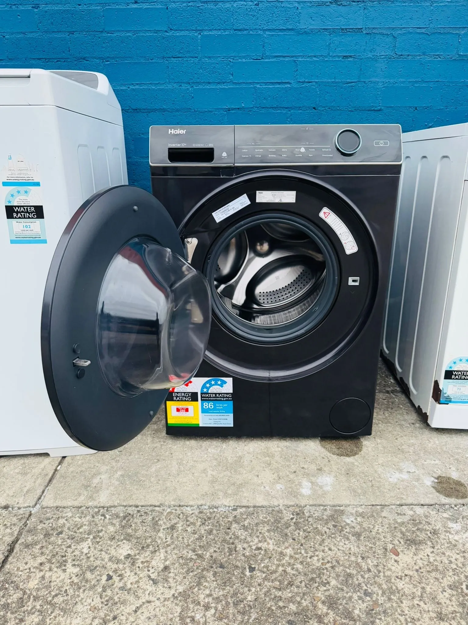 **HAIER 10KGS FRONT LOADER WASHING MACHINE**