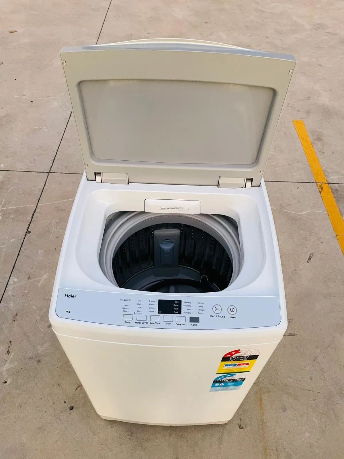 **HAIER 7 KGS TOP LOADER WASHING MACHINE**