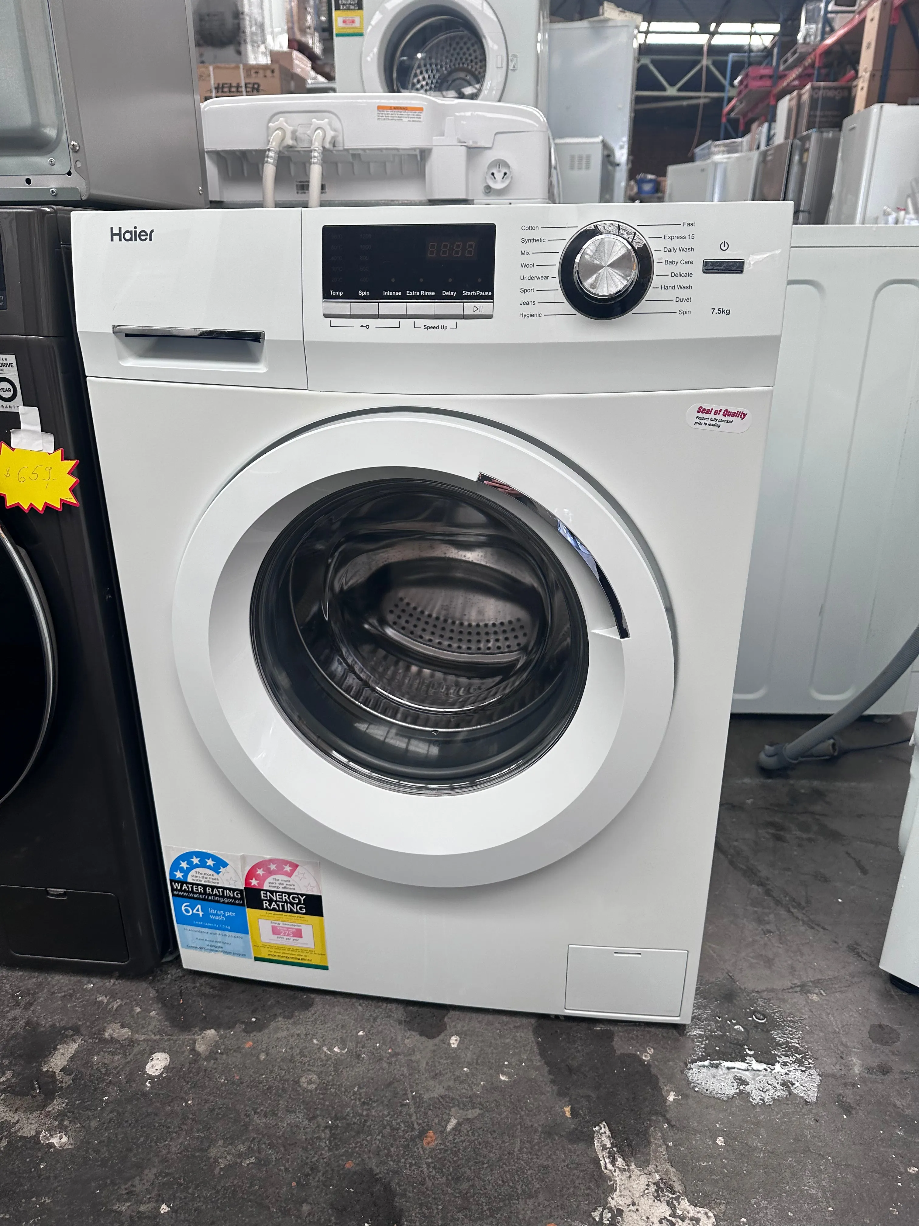Haier 7.5kg Front Loader [Refurbished]