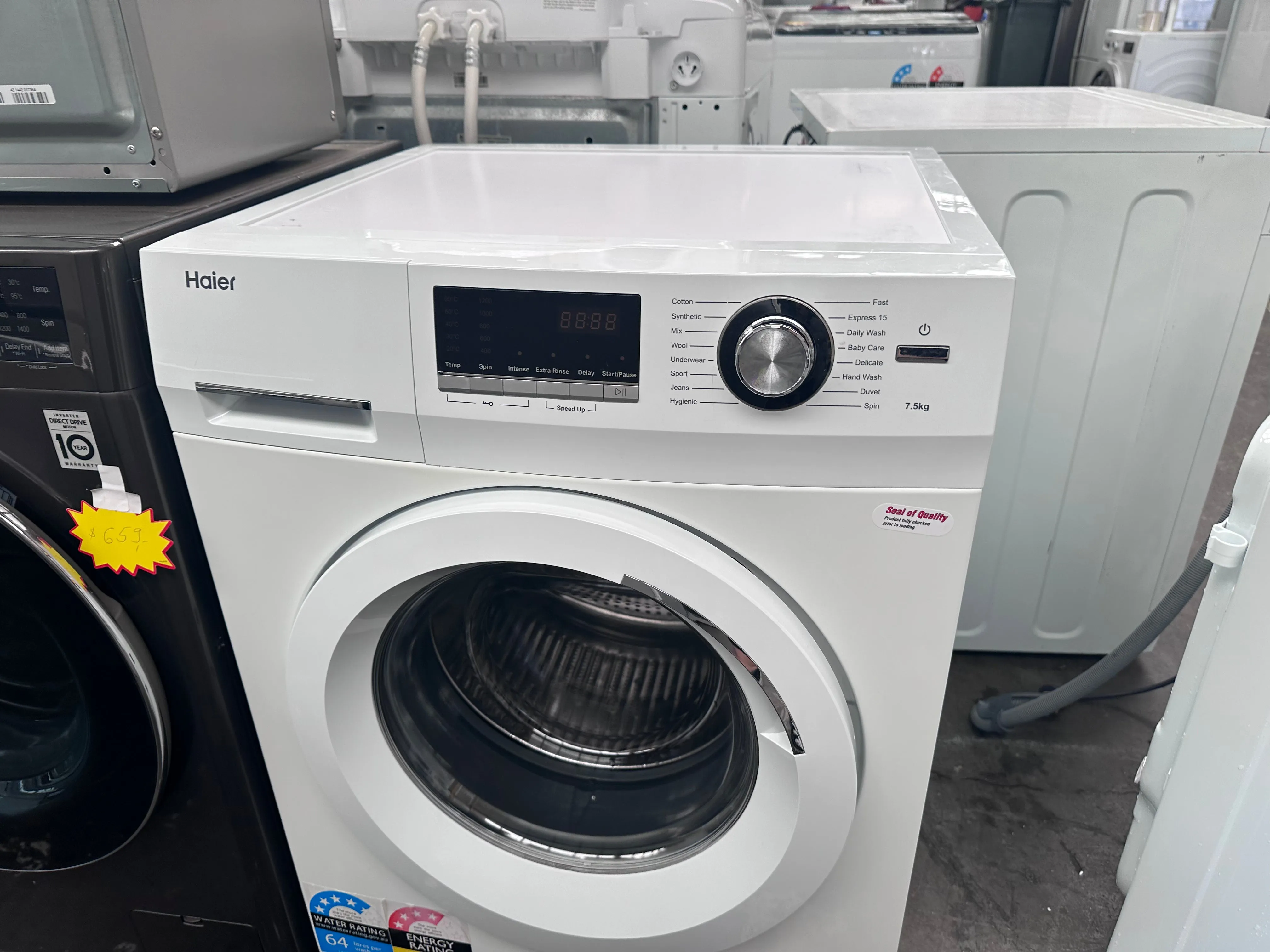 Haier 7.5kg Front Loader [Refurbished]