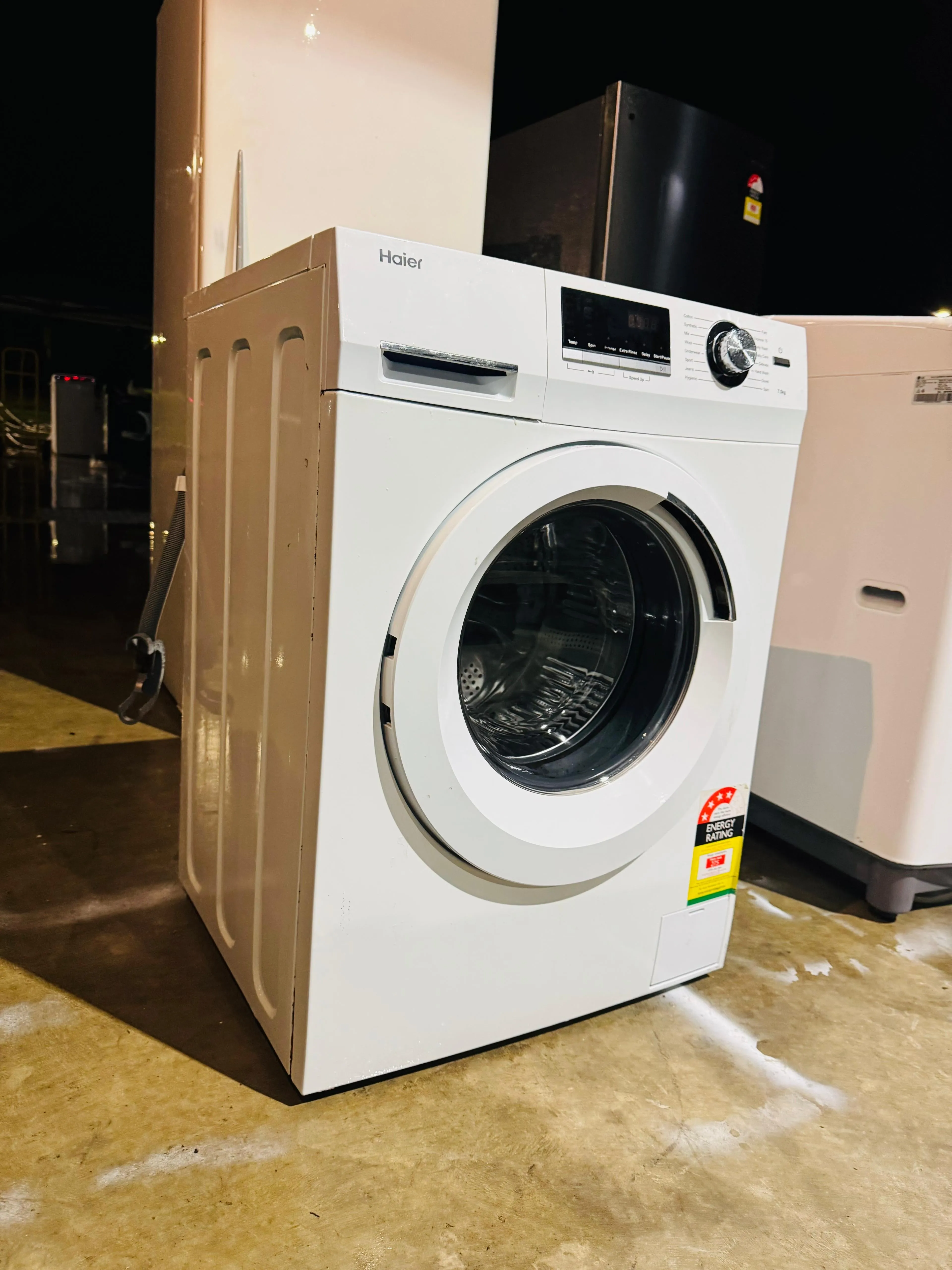 **HAIER 7.5KGS FRONT LOADER WASHING MACHINE**