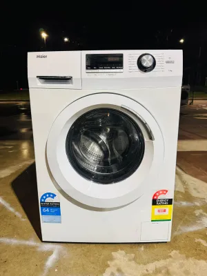 **HAIER 7.5KGS FRONT LOADER WASHING MACHINE**