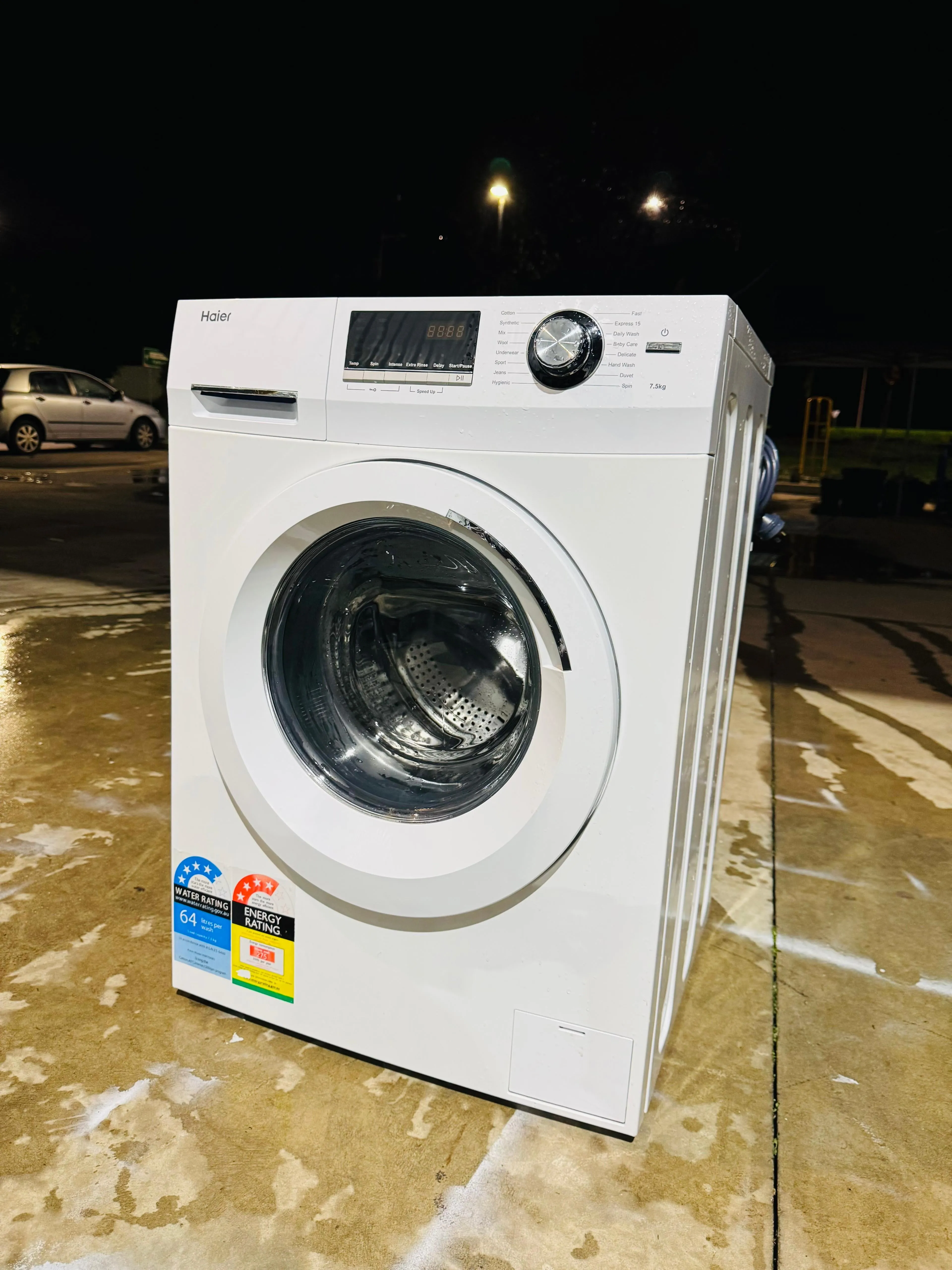 **HAIER 7.5KGS FRONT LOADER WASHING MACHINE**