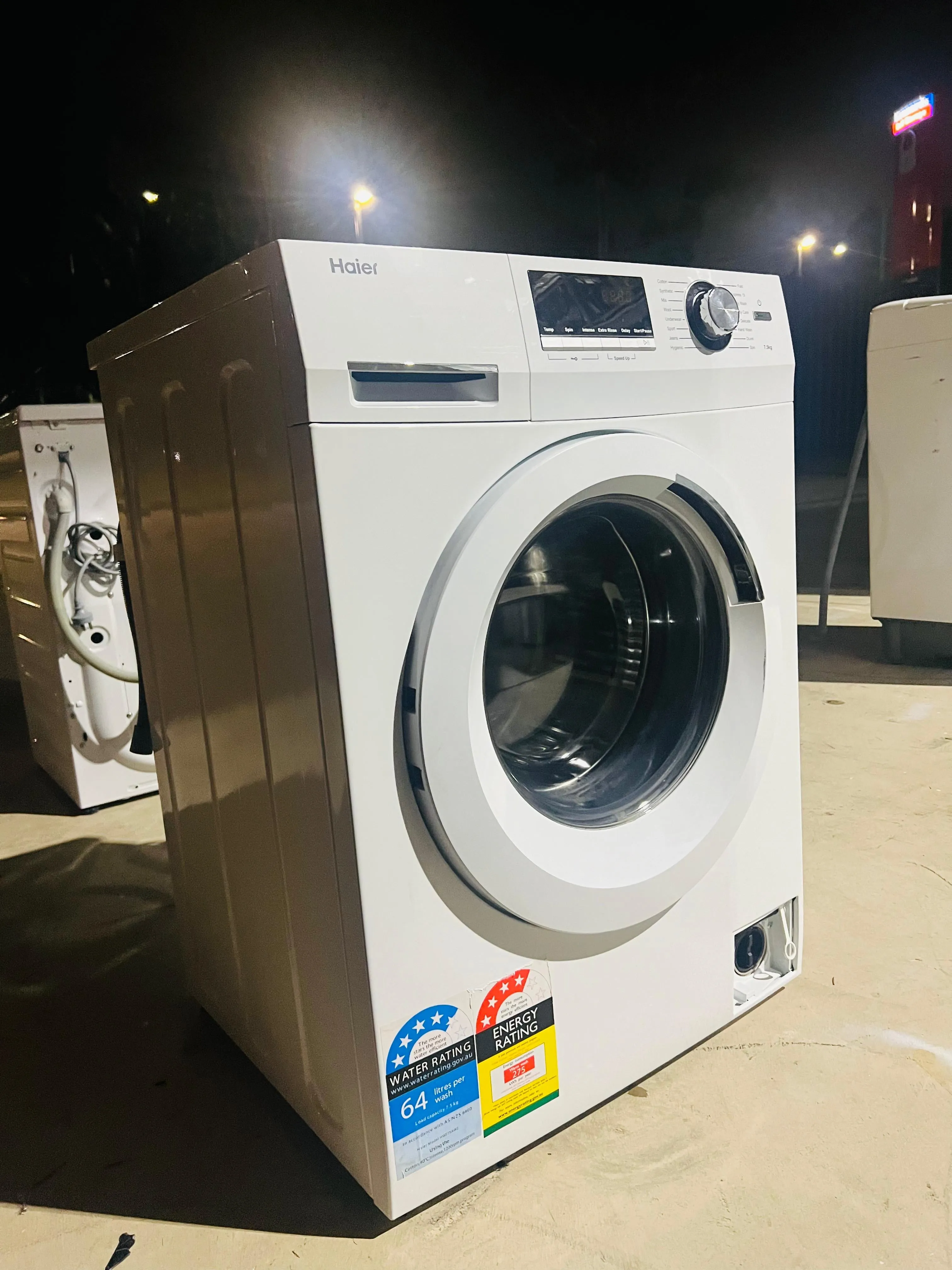 **HAIER 7.5KGS FRONT LOADER WASHING MACHINE**