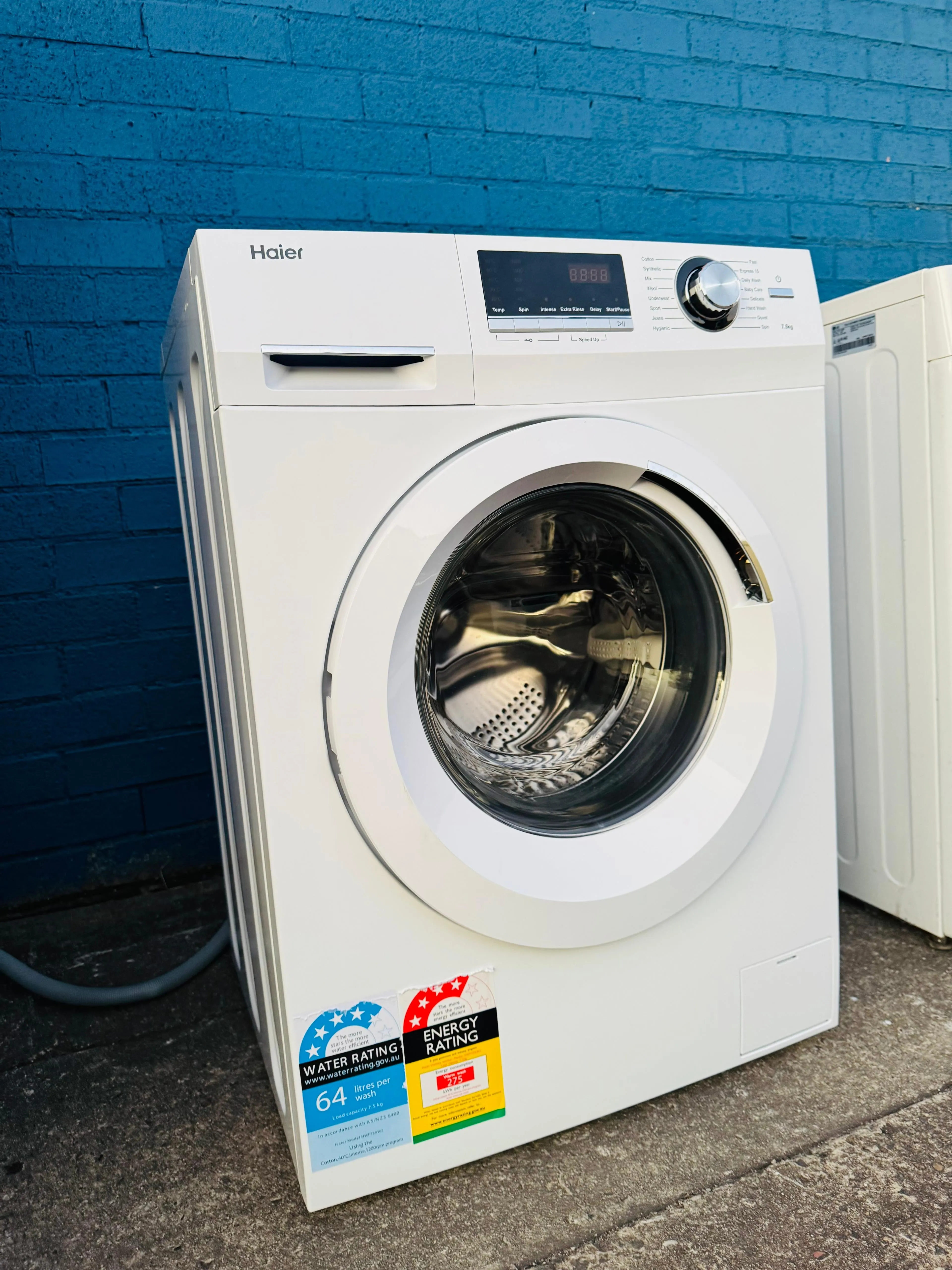 **HAIER 7.5KGS FRONT LOADER WASHING MACHINE**