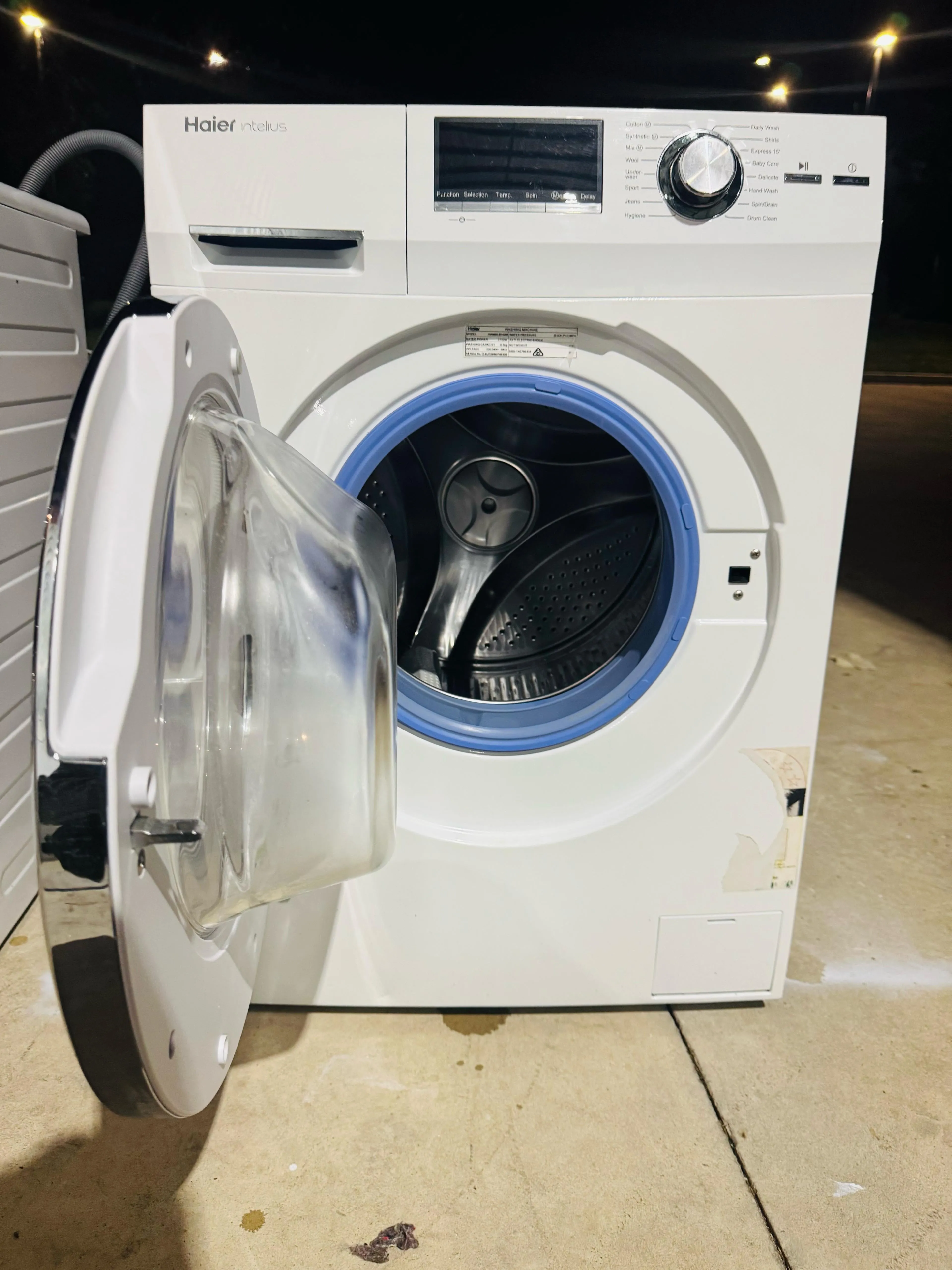 **HAIER 8.5KGS FRONT LOADER WASHING MACHINE**