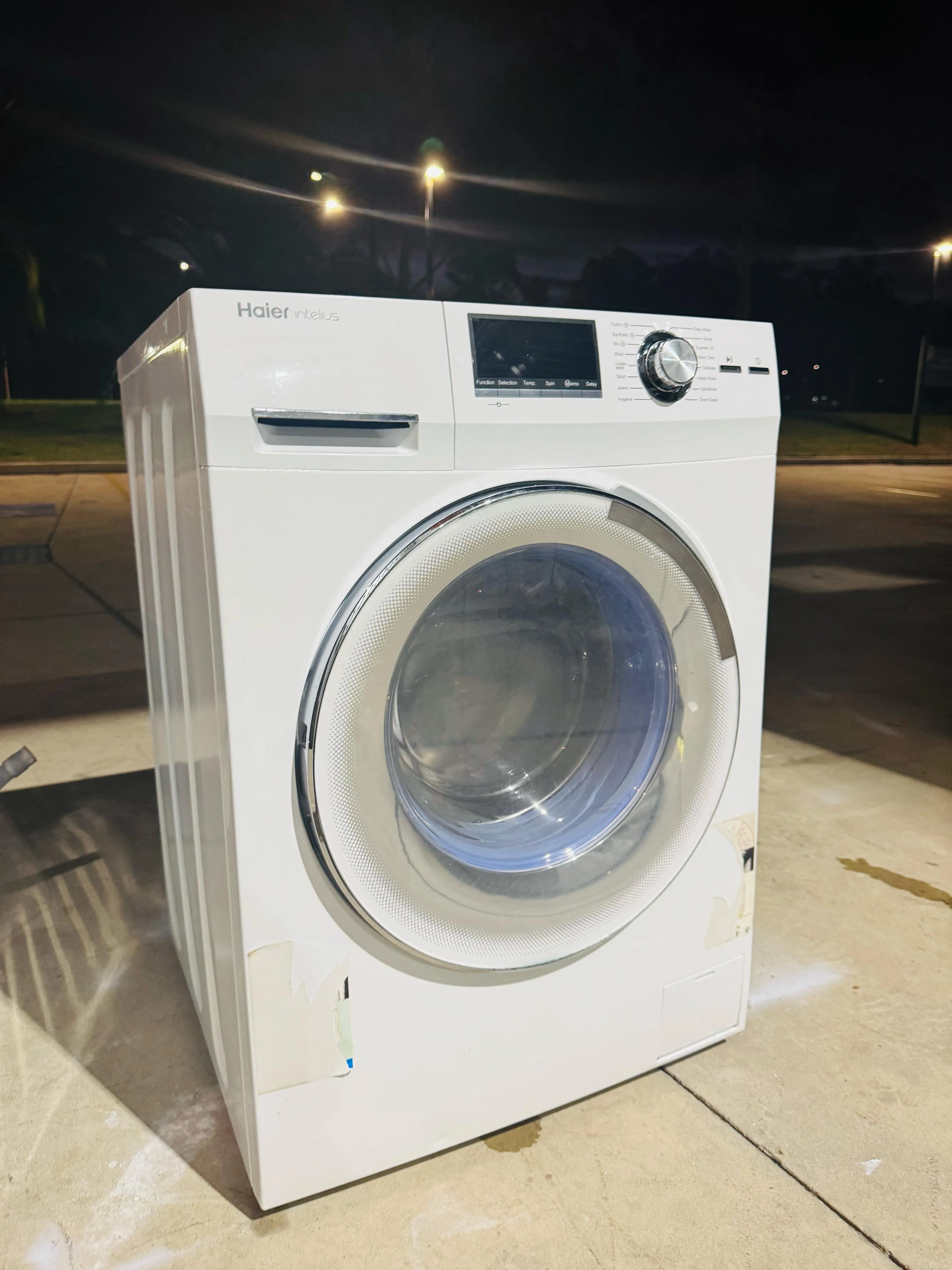 **HAIER 8.5KGS FRONT LOADER WASHING MACHINE**