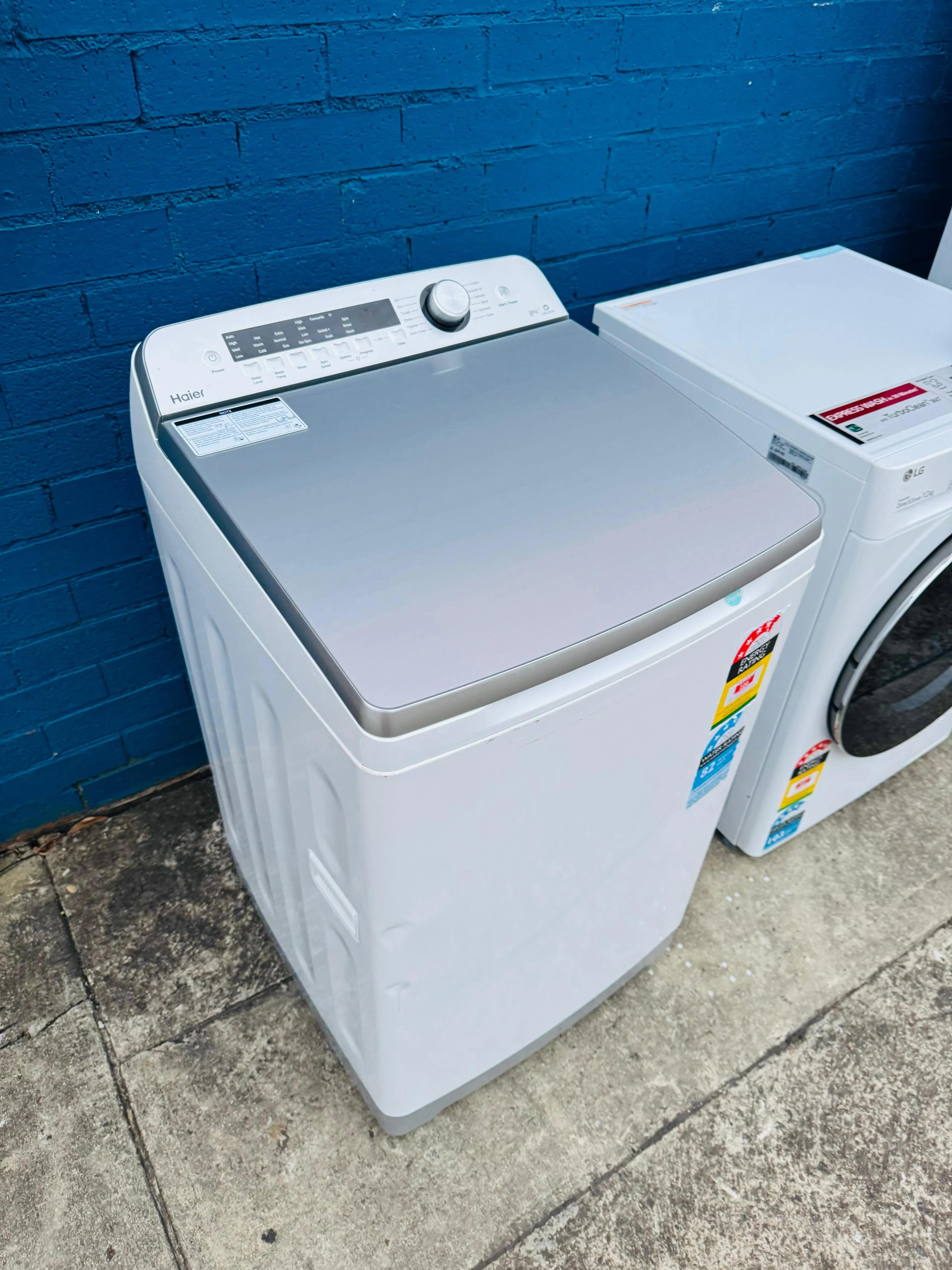 **HAIER 8KGS TOP LOADER WASHING MACHINE**
