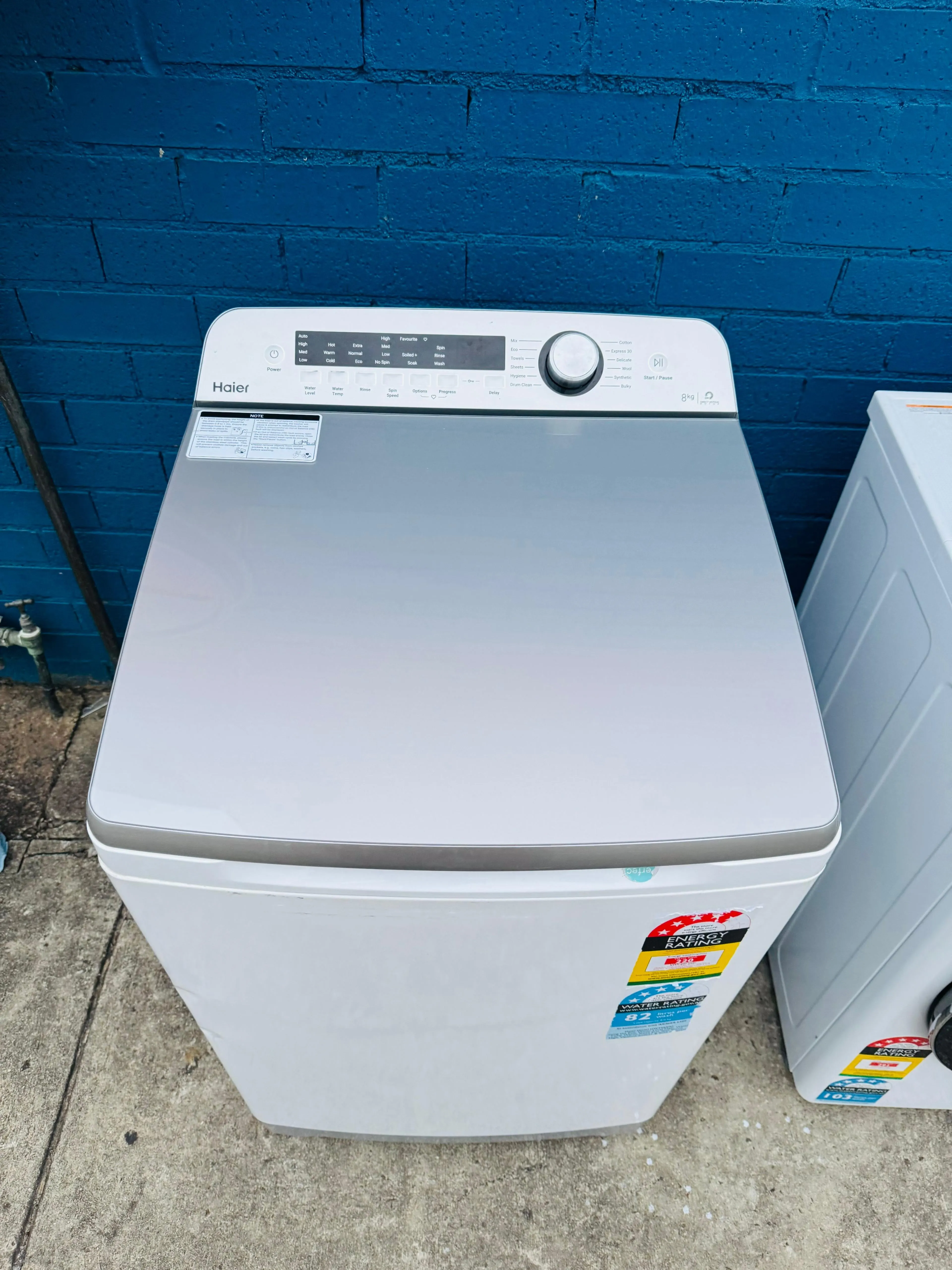 **HAIER 8KGS TOP LOADER WASHING MACHINE**