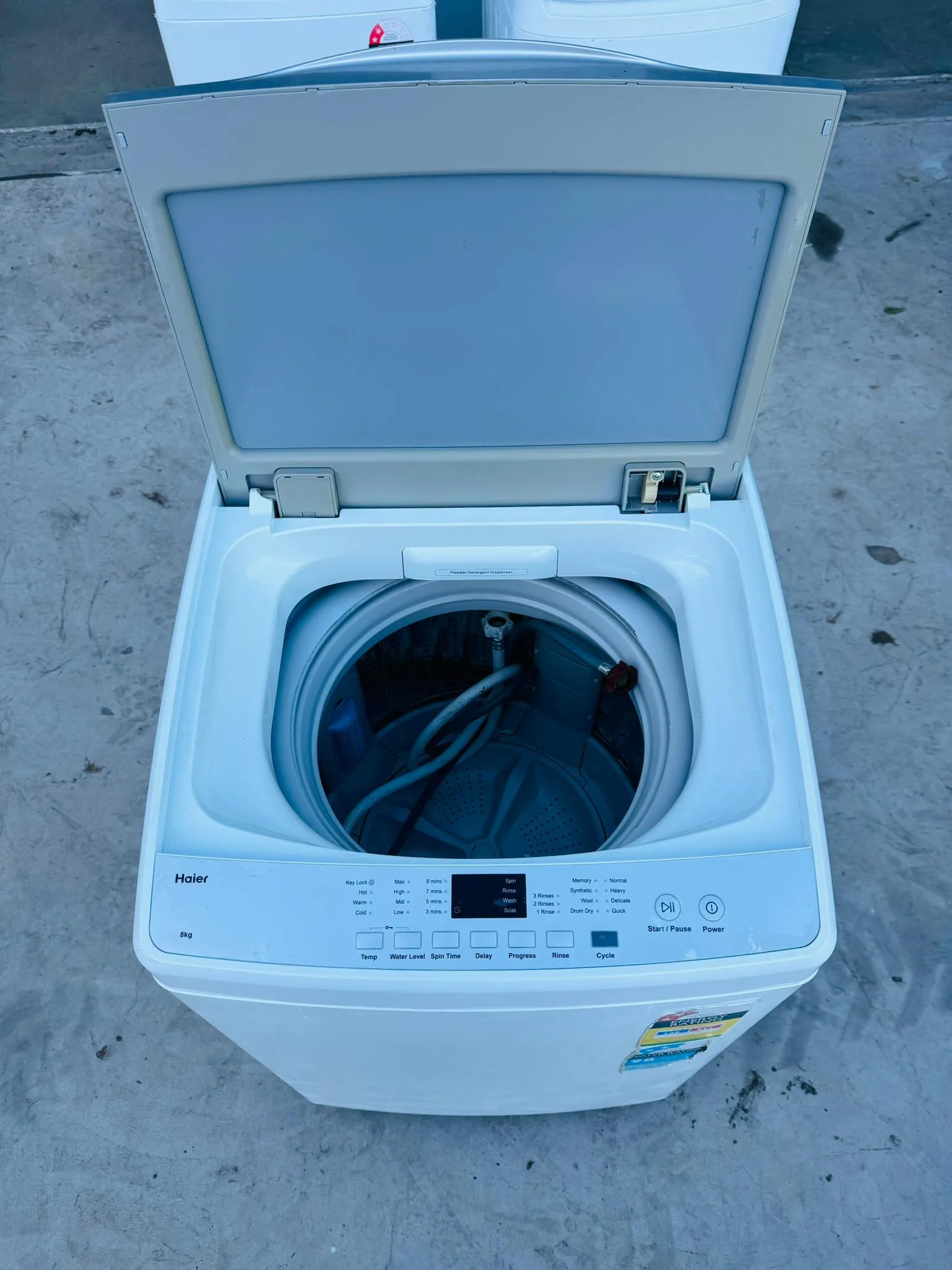 **HAIER 8KGS TOP LOADER WASHING MACHINE**