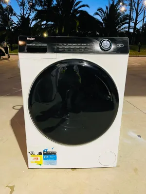 **HAIER 9.5 KGS FRONT LOADER WASHING MACHINE**