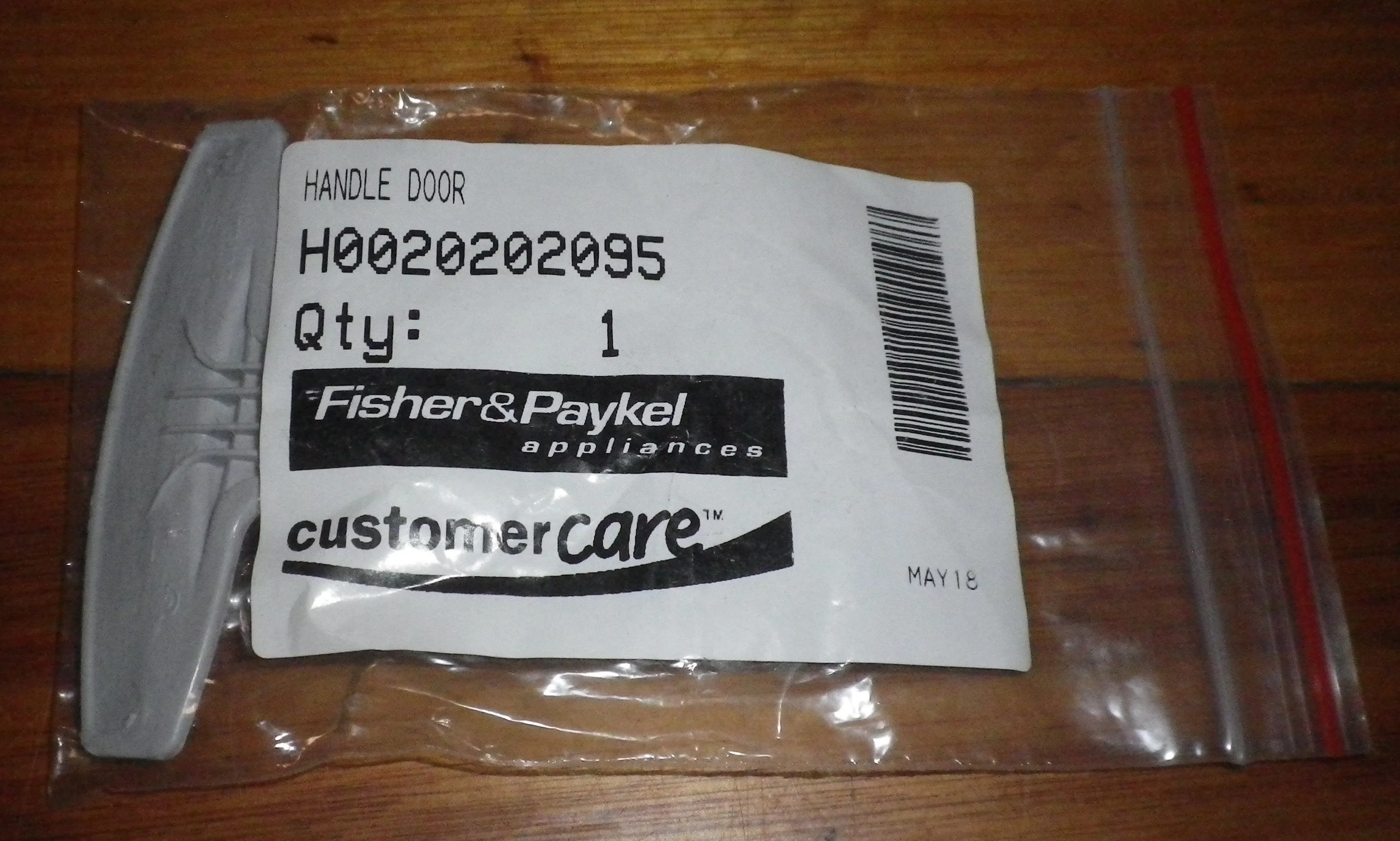 Haier HWM1070KFL, HWM1270KFL Front Loader Door Handle Lever - Part # H0020202095