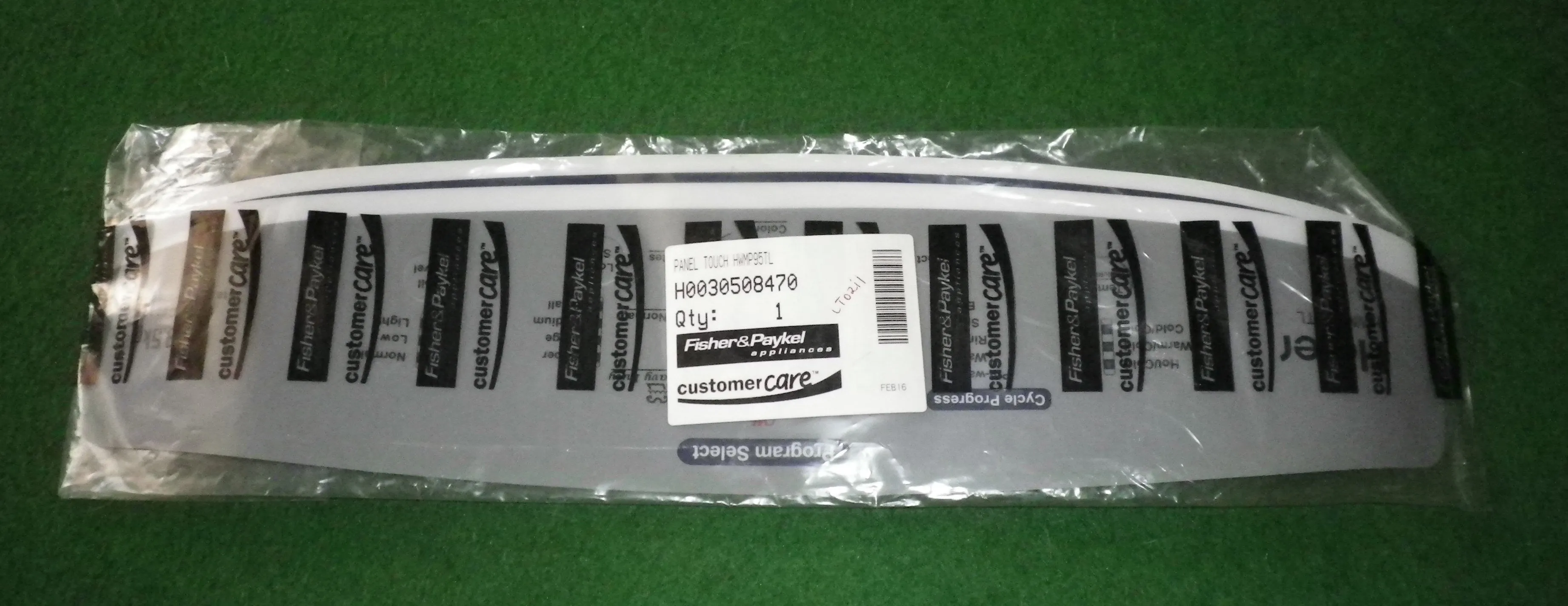 Haier HWMP95TLU Front Panel Decal - Part # H0030508470