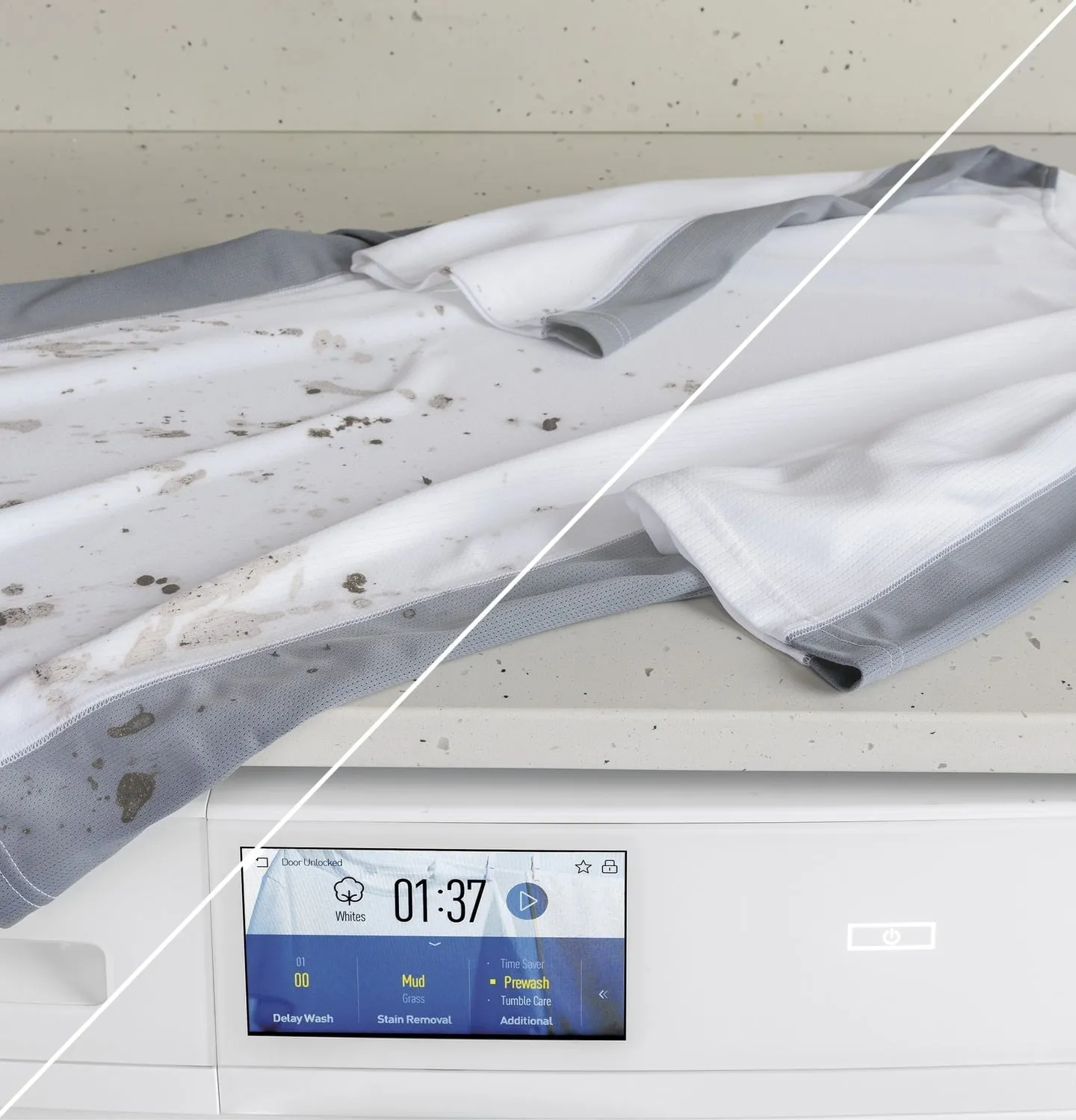 Haier QFW150SSNWW 2.4 Cu. Ft. Smart Frontload Washer