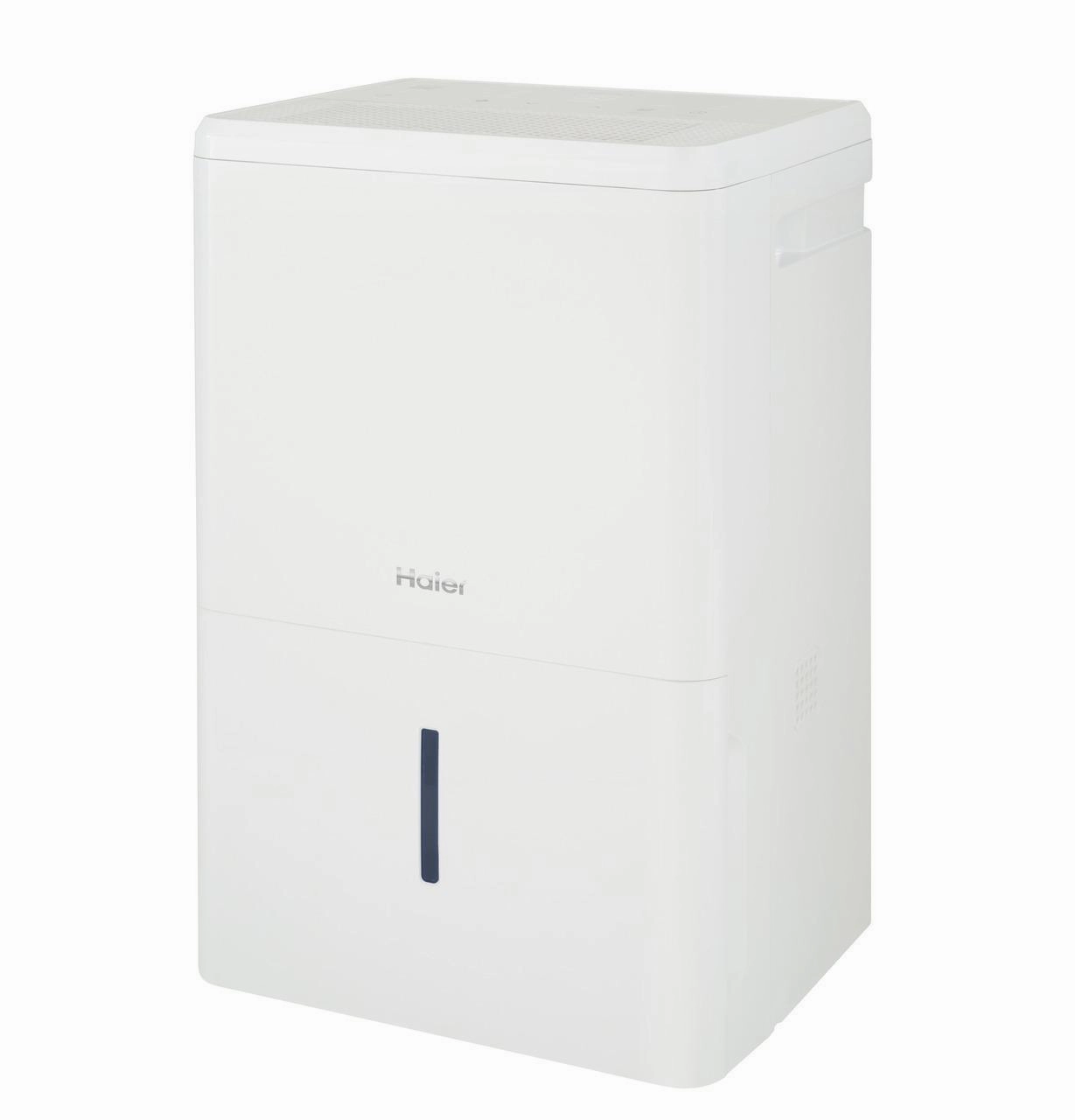 Haier QDHR50LZ Haier 50 Pint Energy Star Portable Dehumidifier With Smart Dry For Wet Spaces