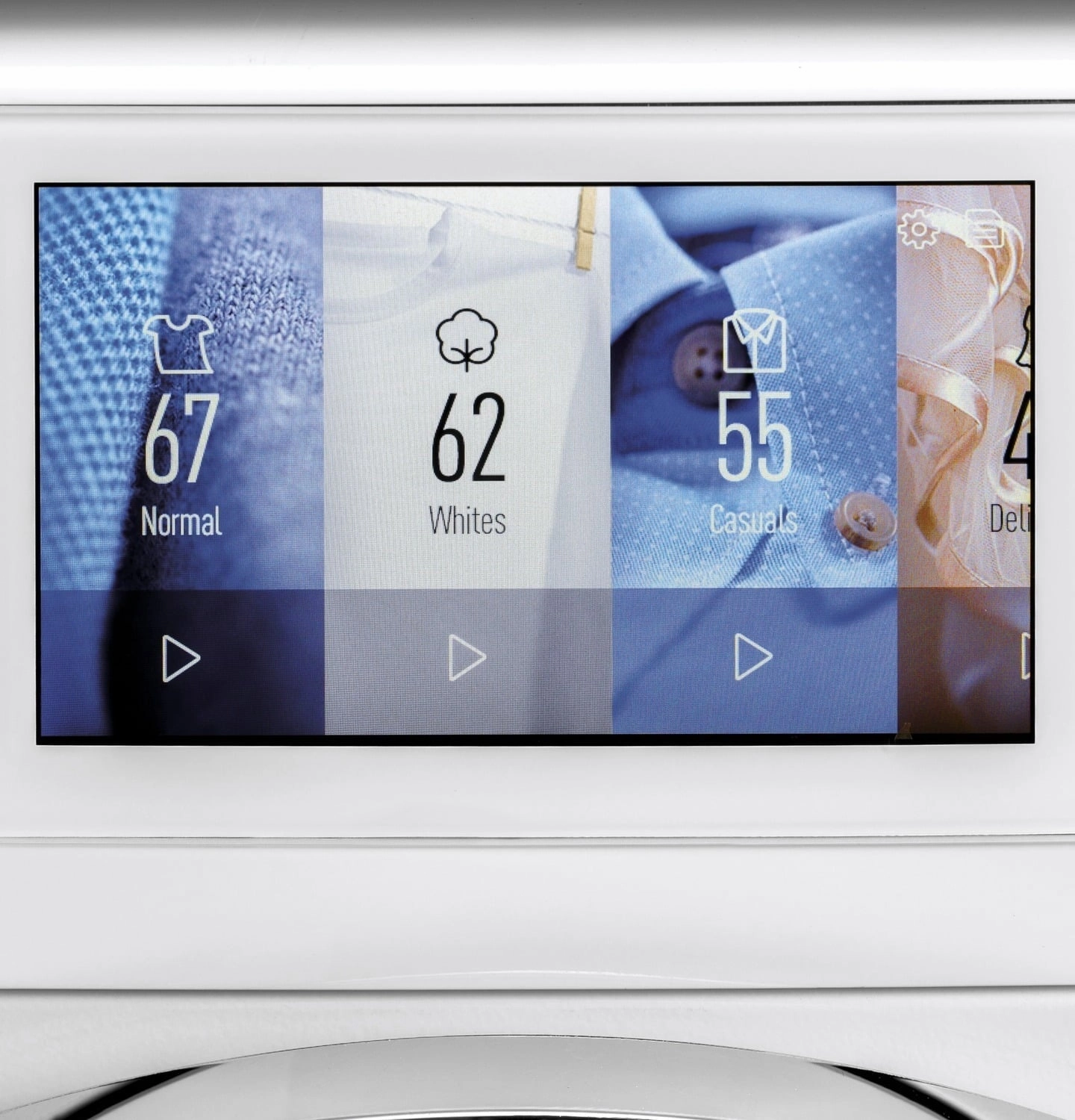 Haier QFT15ESSNWW 4.1 Cu.Ft. Capacity Smart 24" Ventless Condenser Frontload Electric Dryer With Stainless Steel Basket